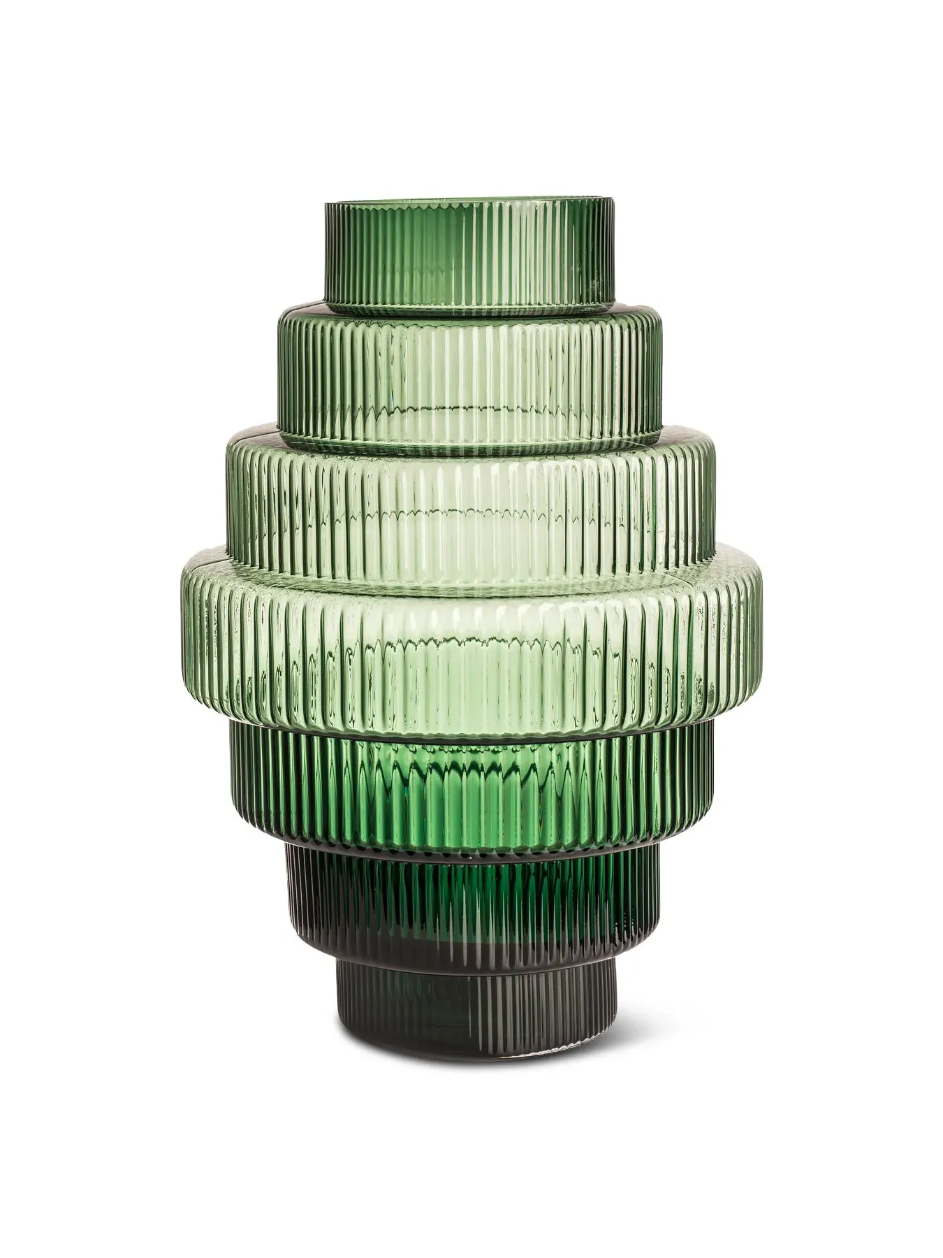 Large Steps Vase - Green image