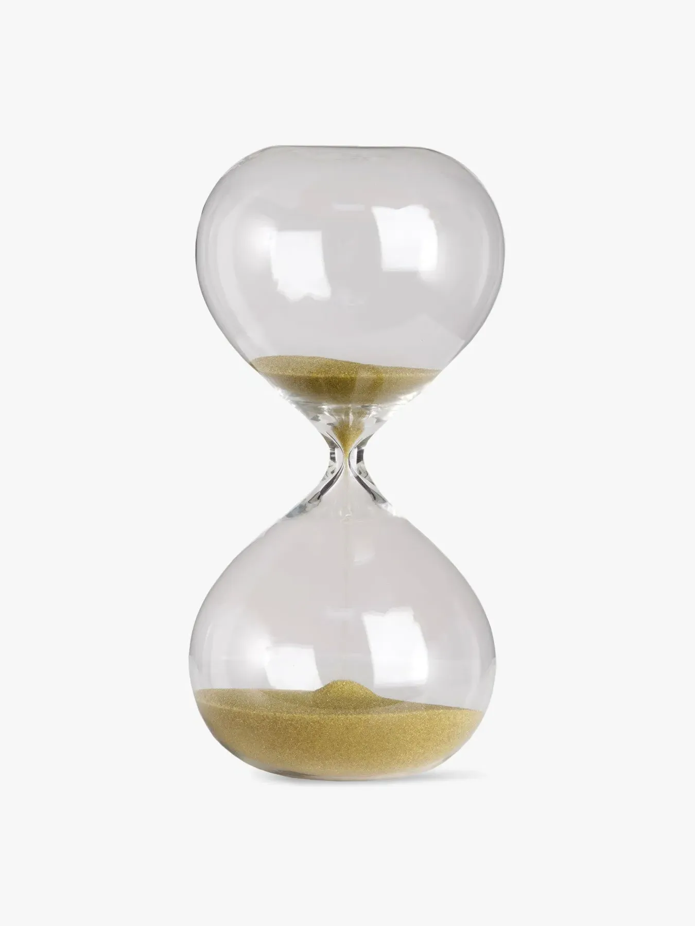 Small Sandglass Ball Decor - Gold image