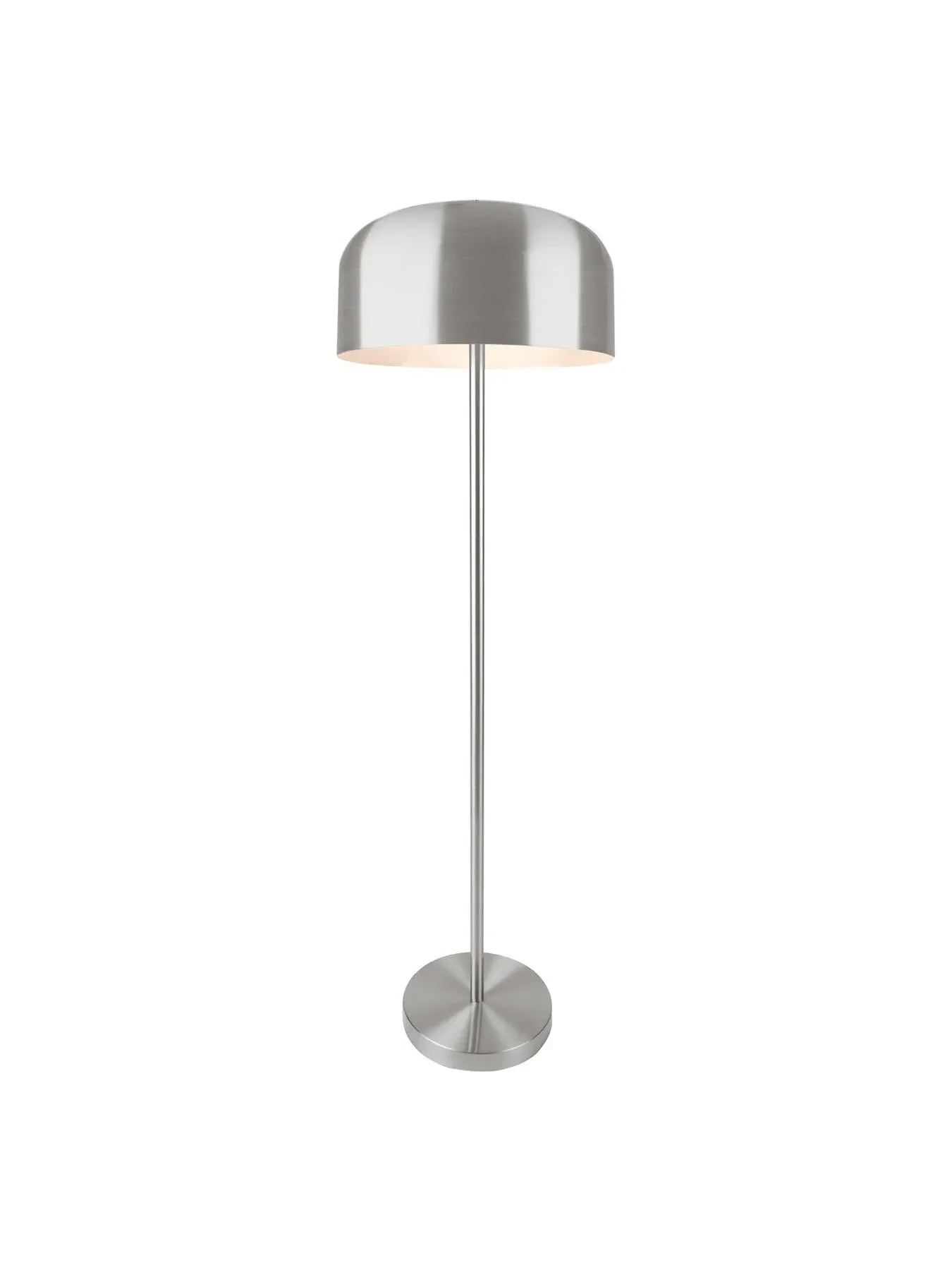 Capa Floor Lamp - Brushed Nickel, Metal