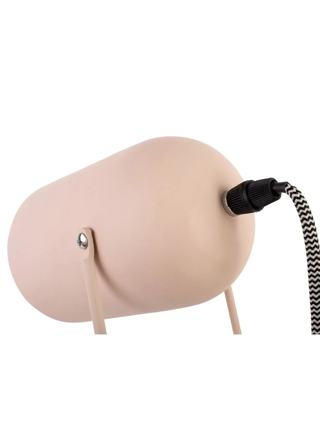 Enchant Table Lamp - Soft Pink, Matt Steel