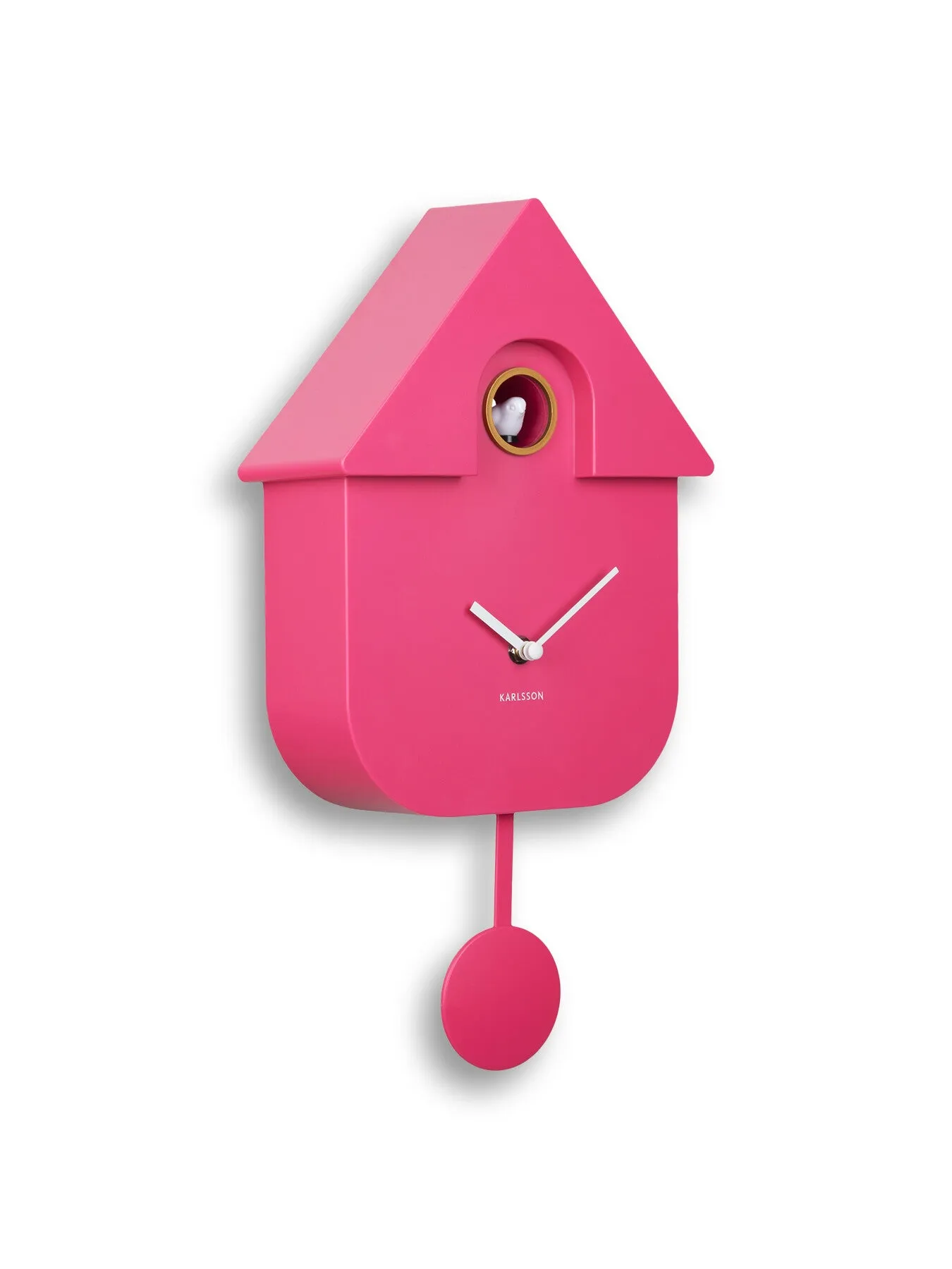 Modern Cuckoo Clock - Bright Pink image
