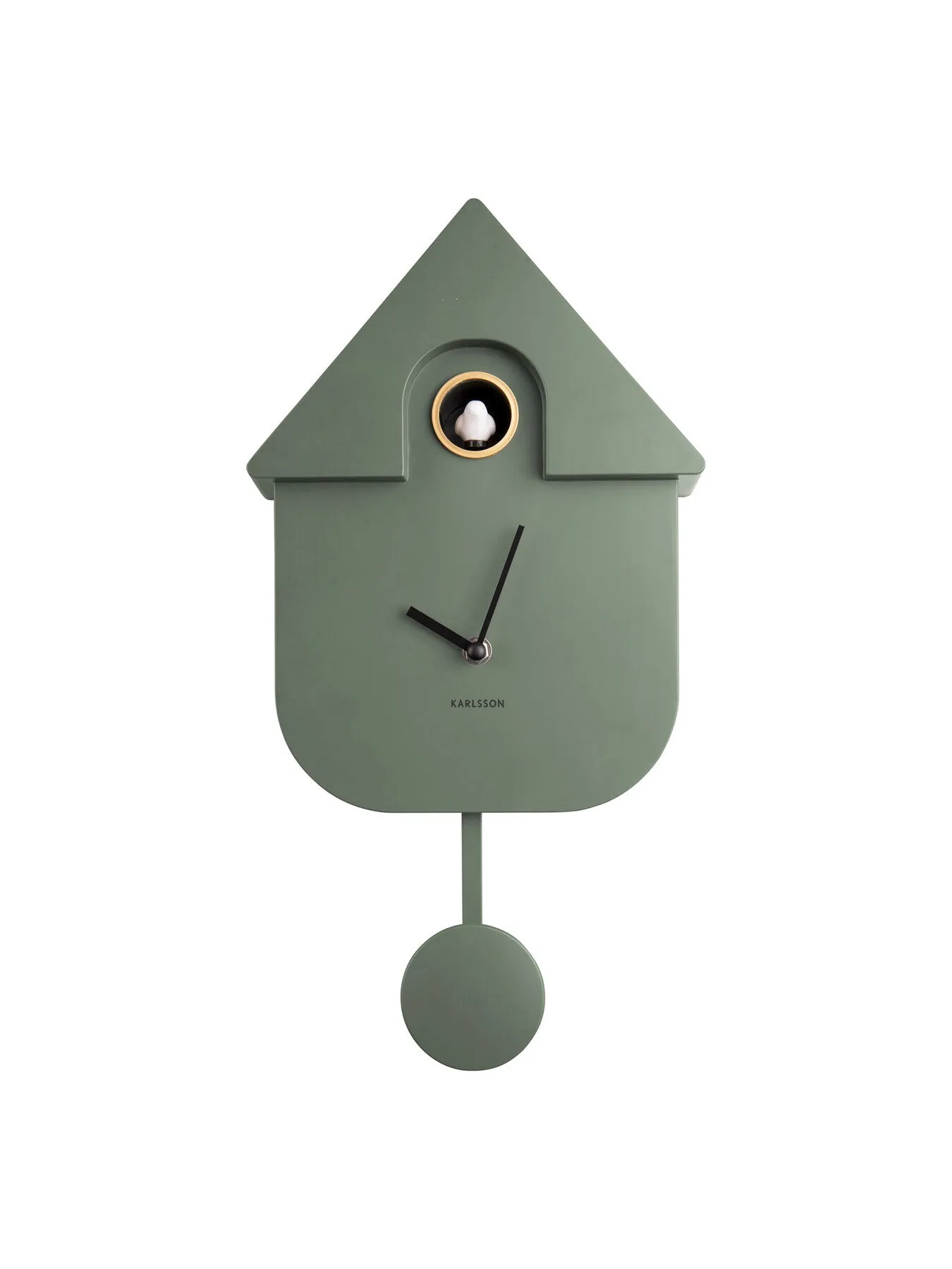 Modern Cuckoo Clock - Jungle Green