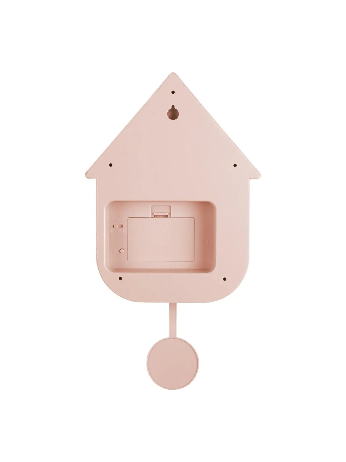 Modern Cuckoo Wall Clock - Light Pink