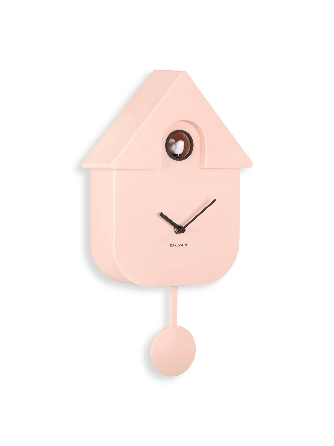 Modern Cuckoo Wall Clock - Light Pink image