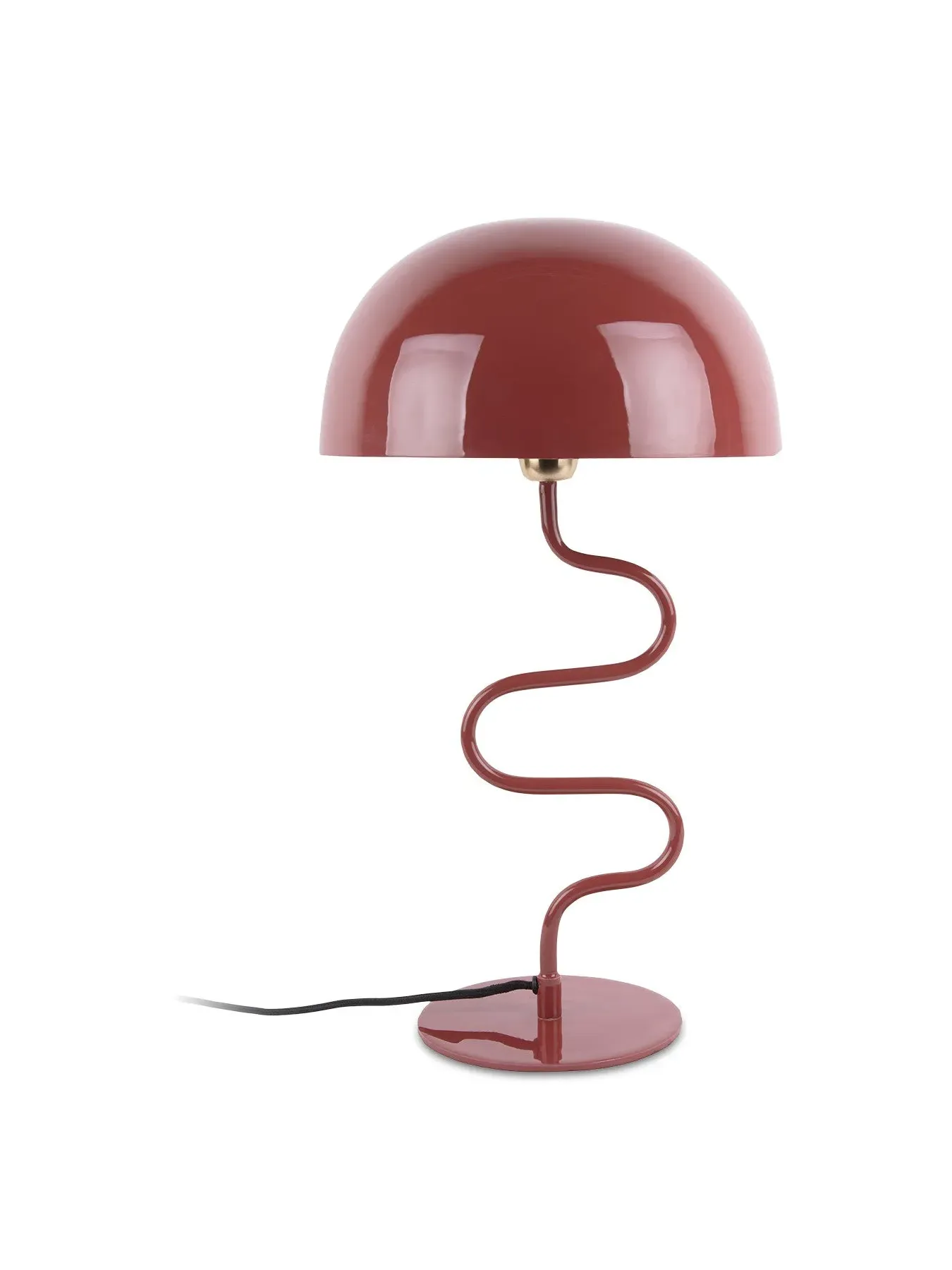 Twist Table Lamp - Red Ochre, Enamel