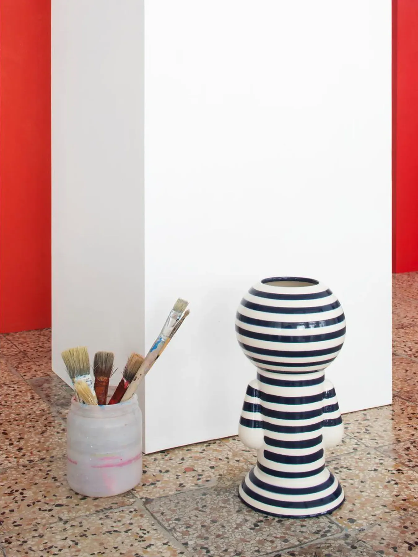 Dummy Vase - Dark Blue, Earthenware