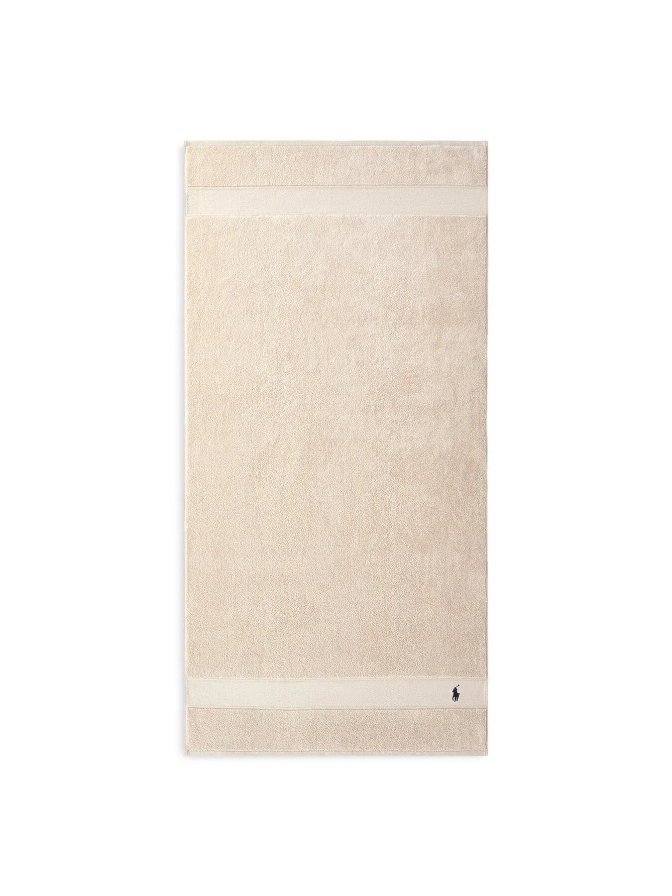 Bath Towel with Polo Player Design - Pale Oak image