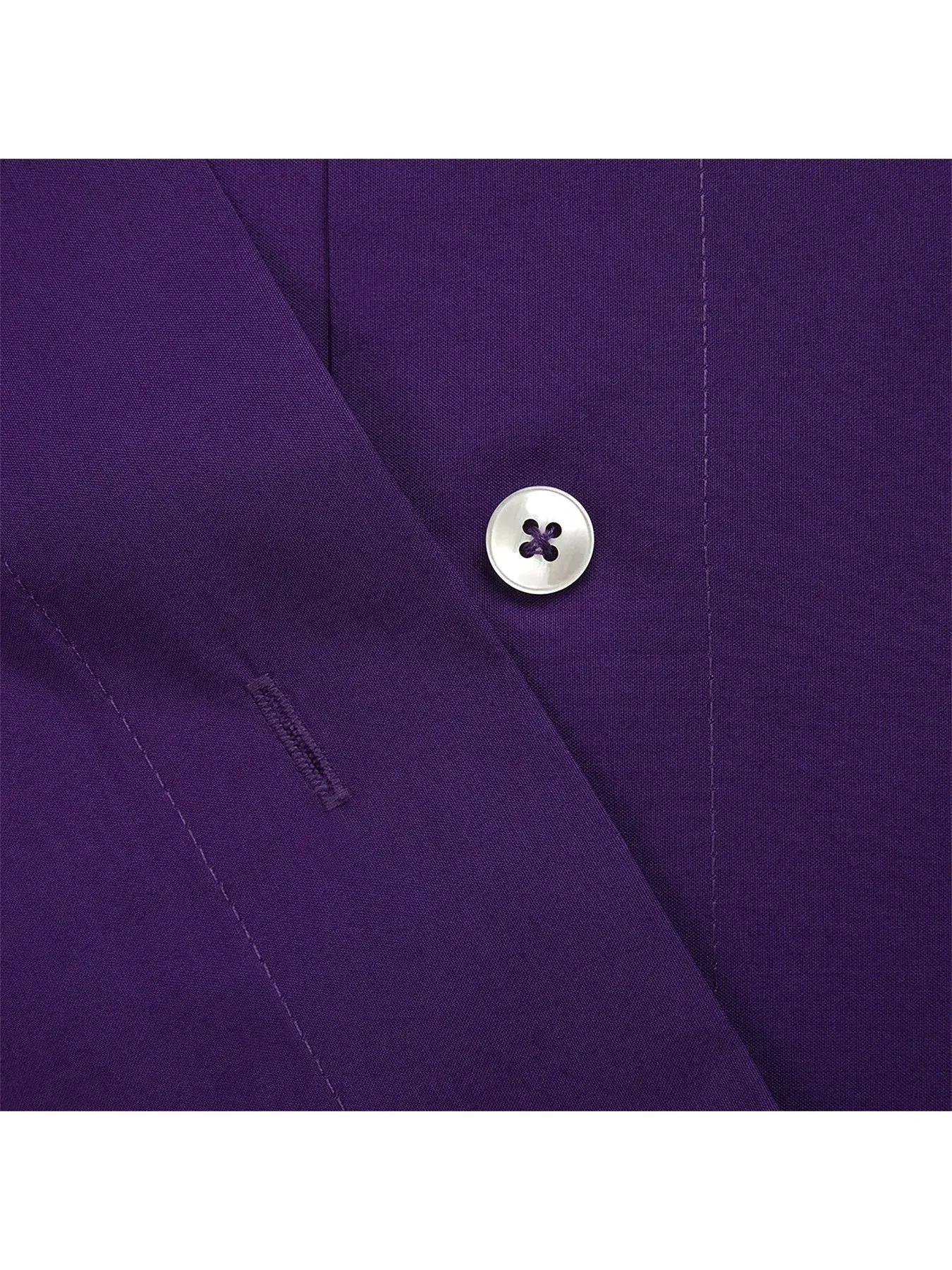 Double Duvet Cover Set - Purple, Cotton