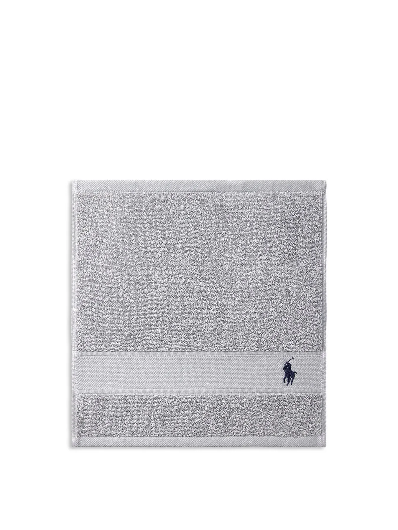 Face Cloth with Embroidered Logo - Heather image