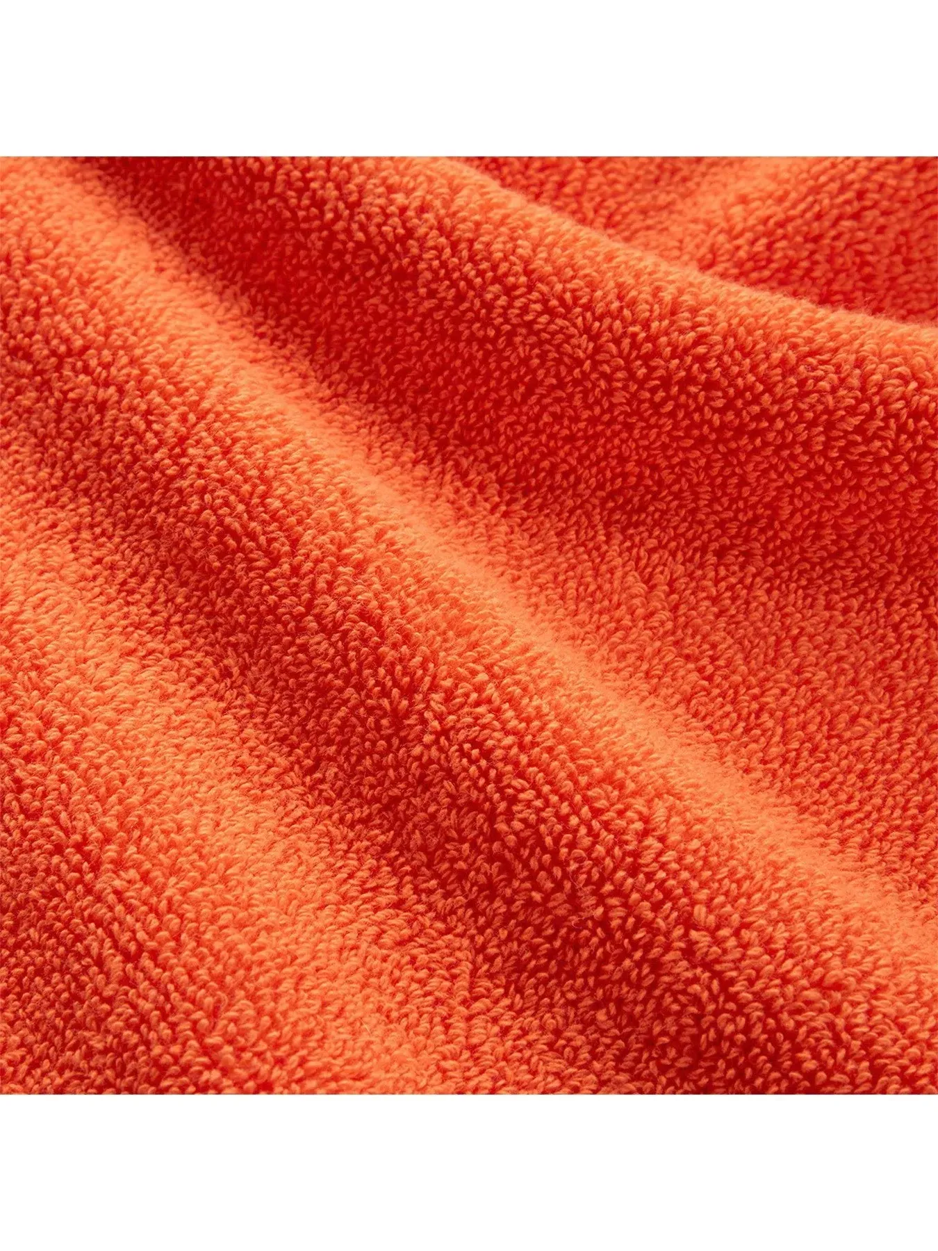 Face Cloth with Embroidered Logo - Orange