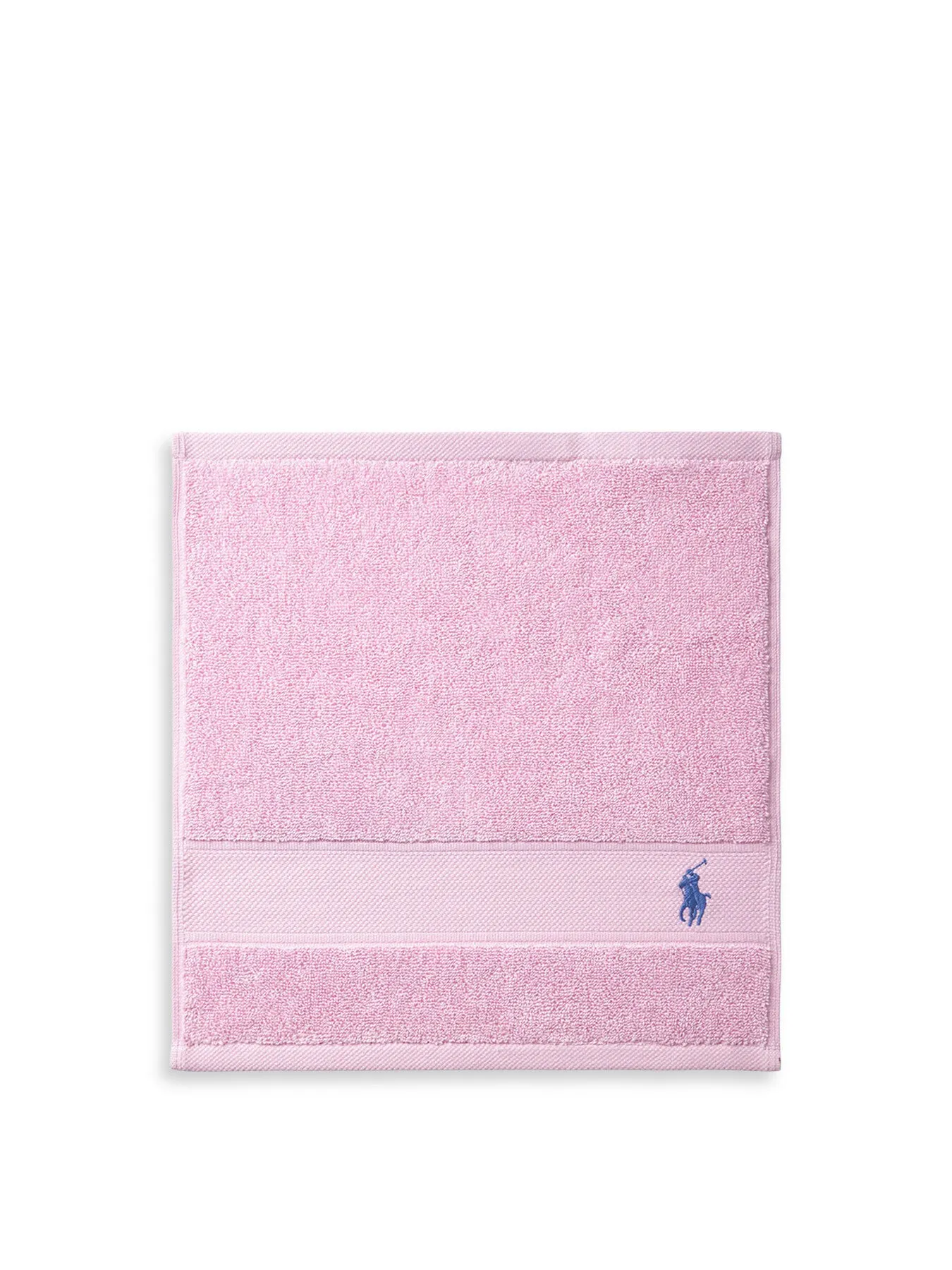 Face Cloth with Embroidered Logo - Pink, Cotton image