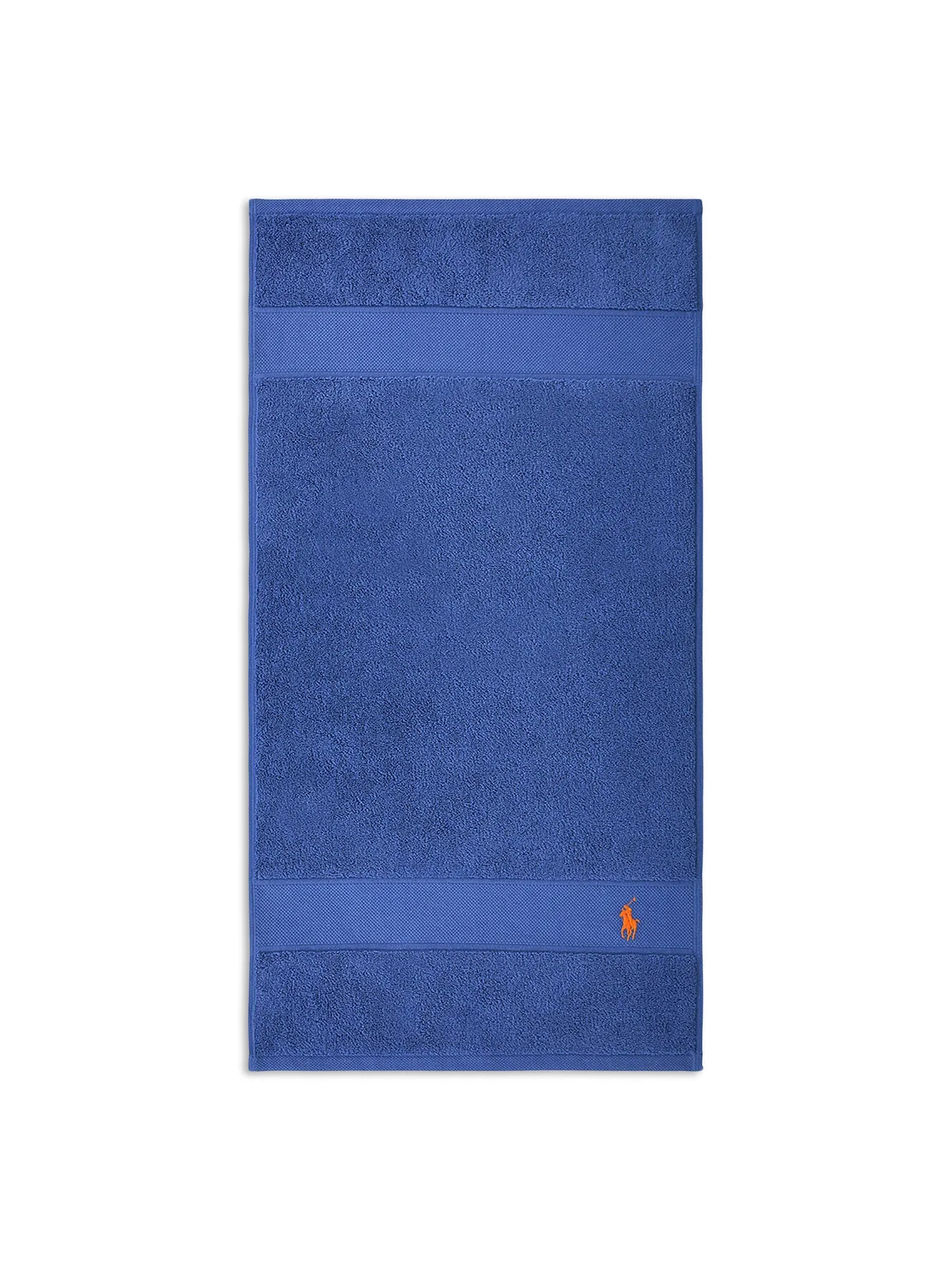 Guest Towel with Embroidered Logo - Iris Blue image