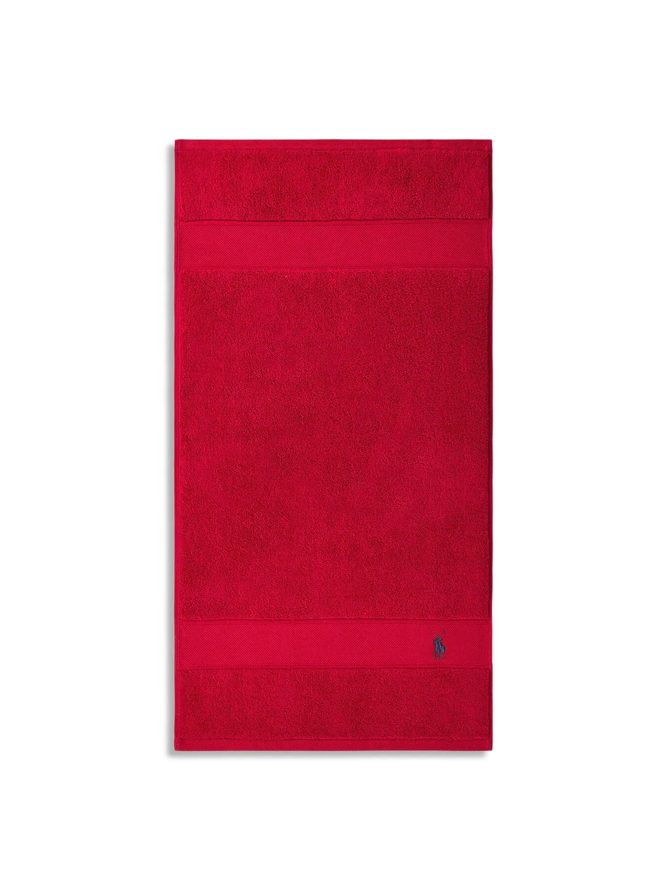 Guest Towel with Embroidered Logo - Red image