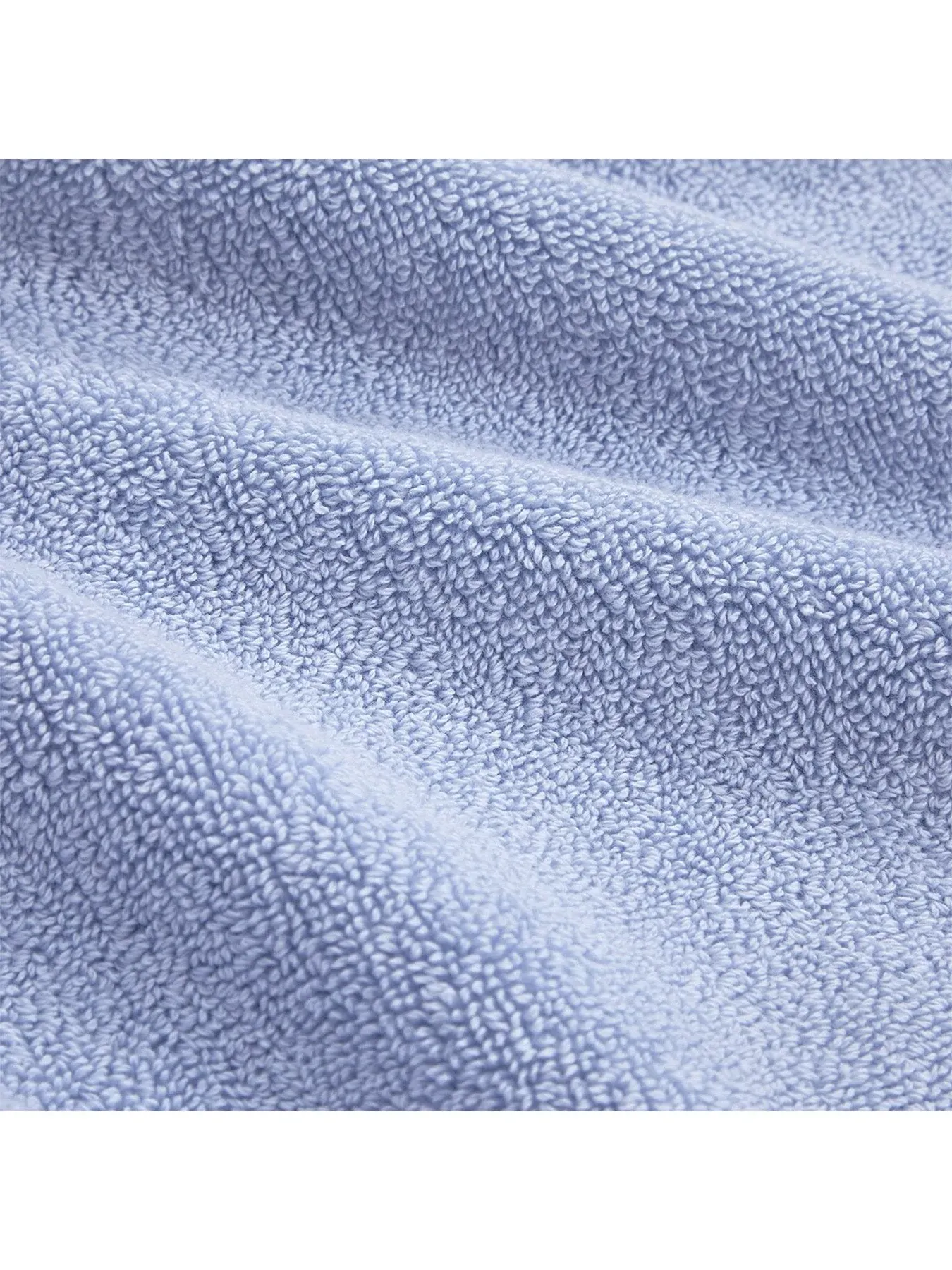 Guest Towel with Embroidery - Blue, Cotton