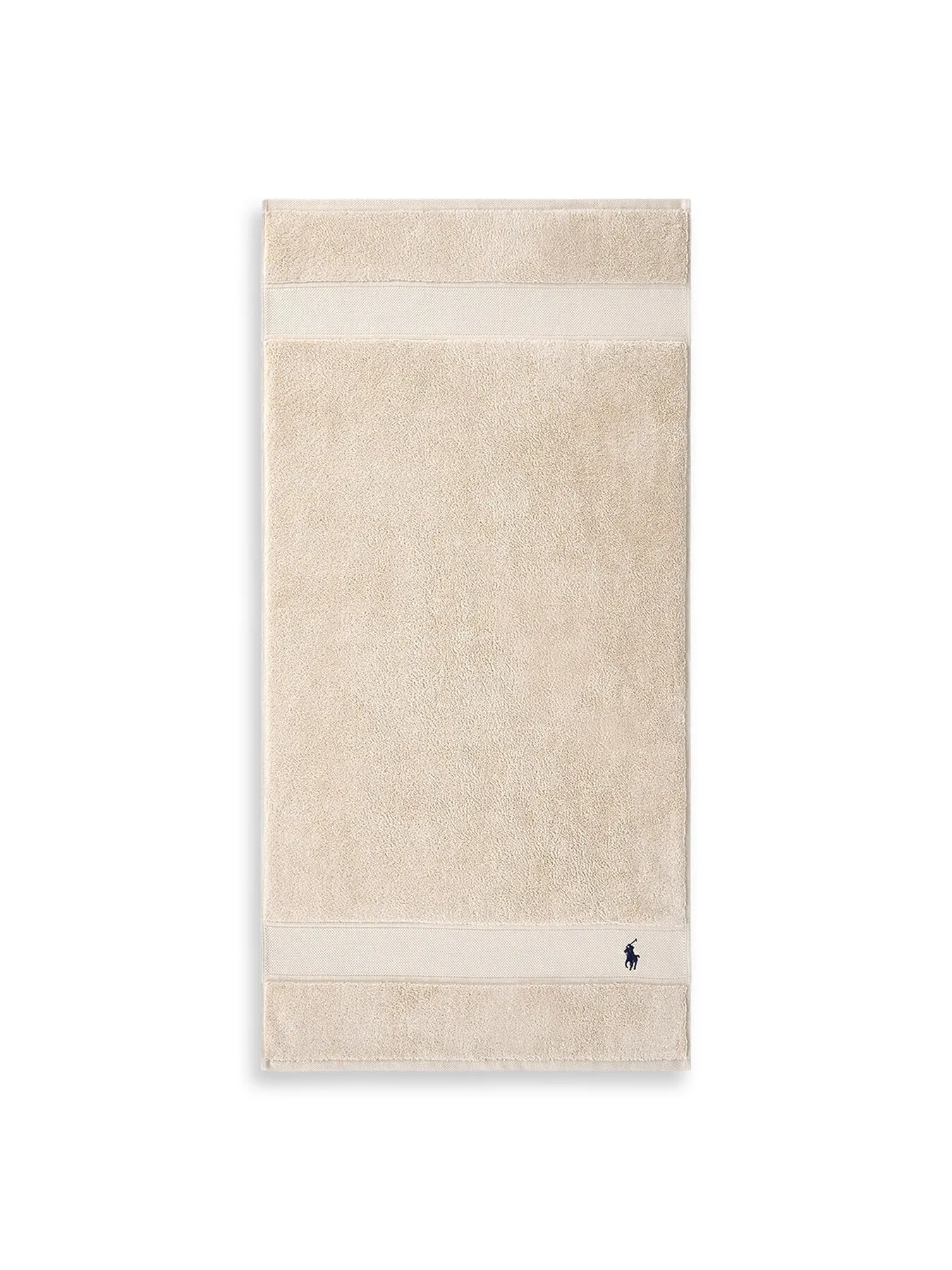Hand Towel with Embroidered Logo - Pale Oak image