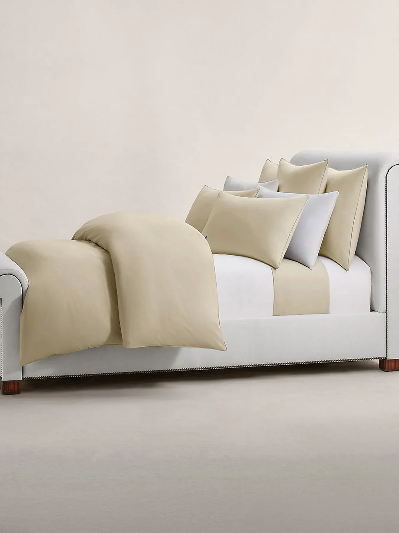 King Duvet Cover Set - Cream, Cotton
