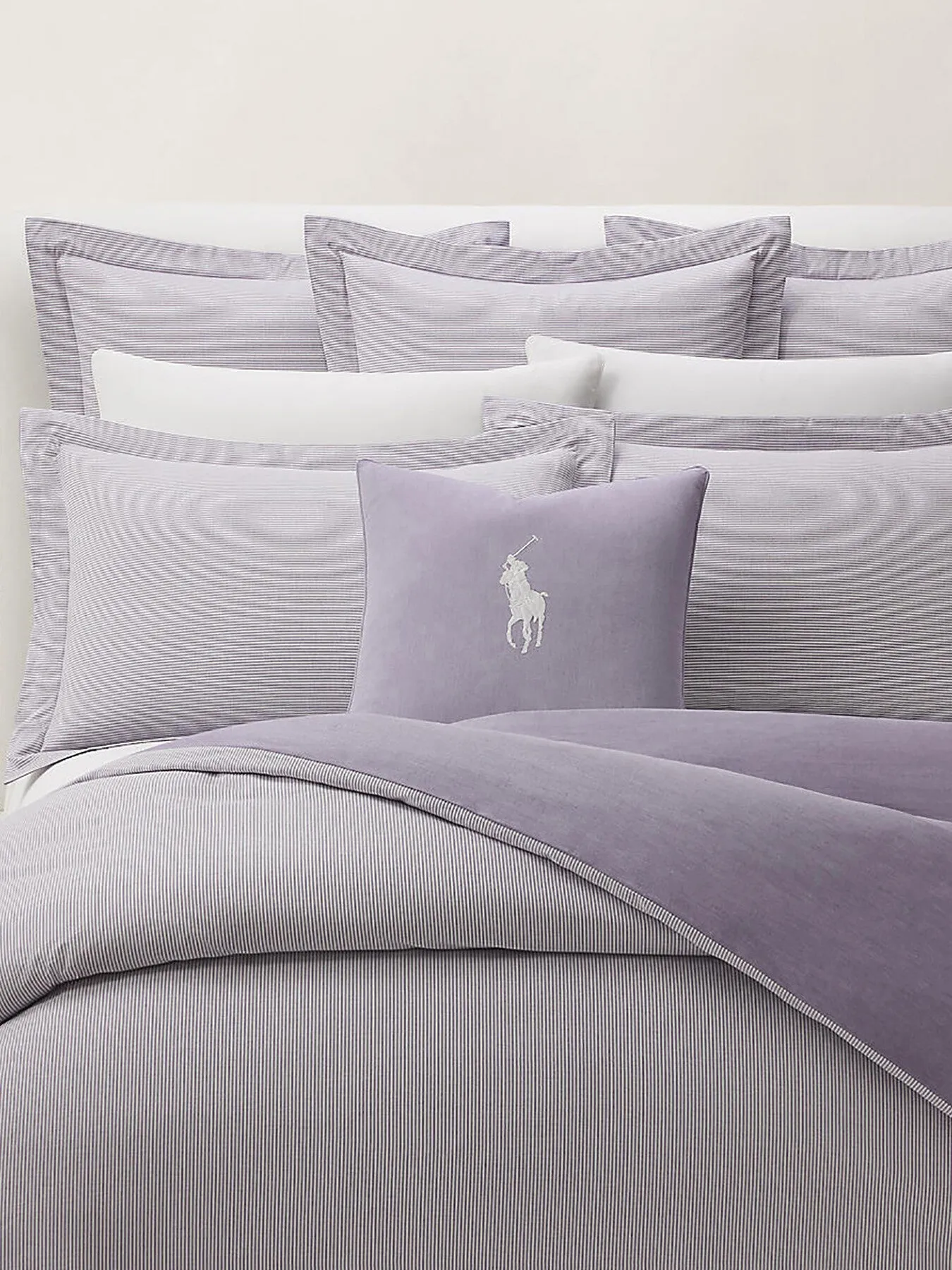 King Oxford Duvet Cover - Purple