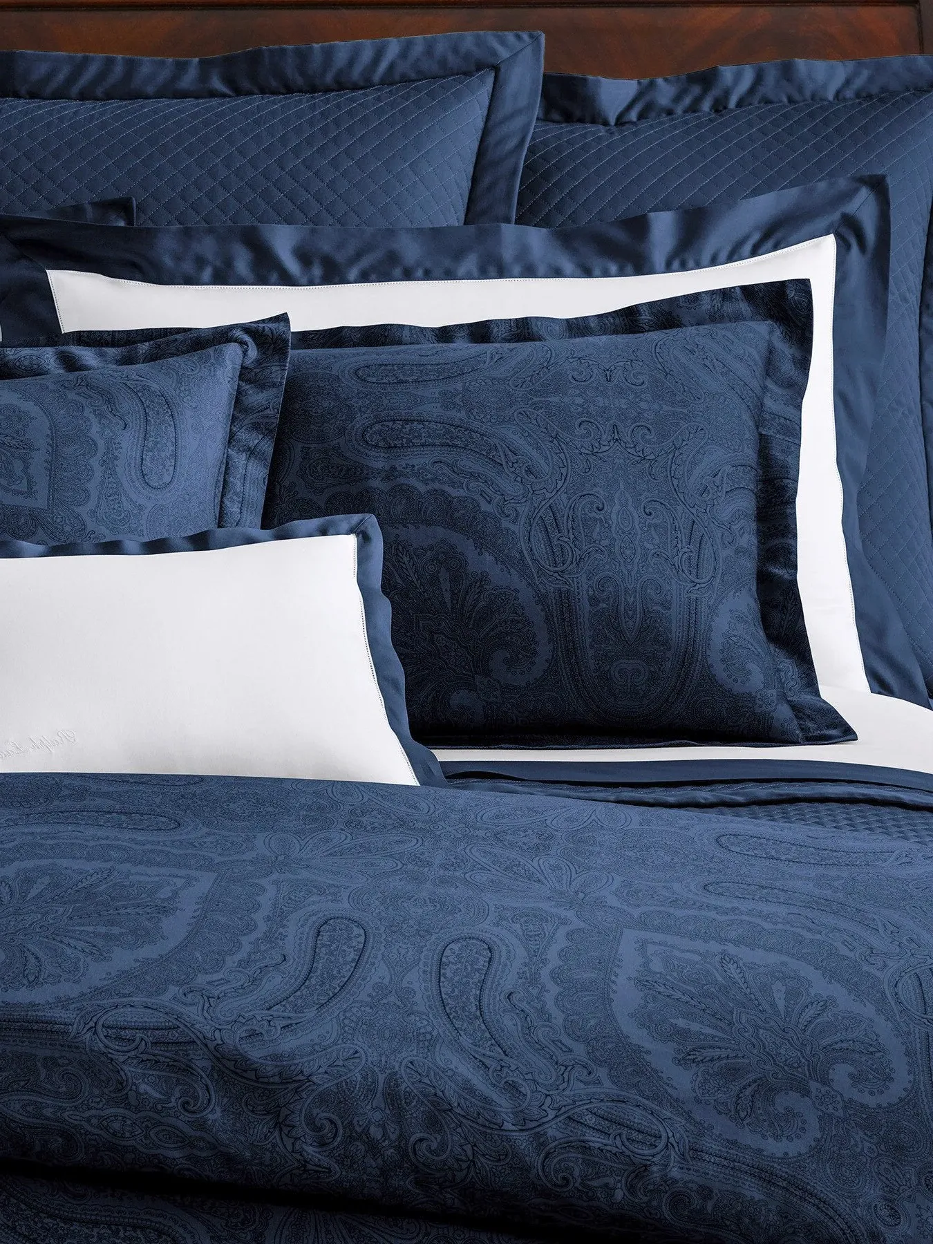 King Size Duvet Cover - Navy, Cotton