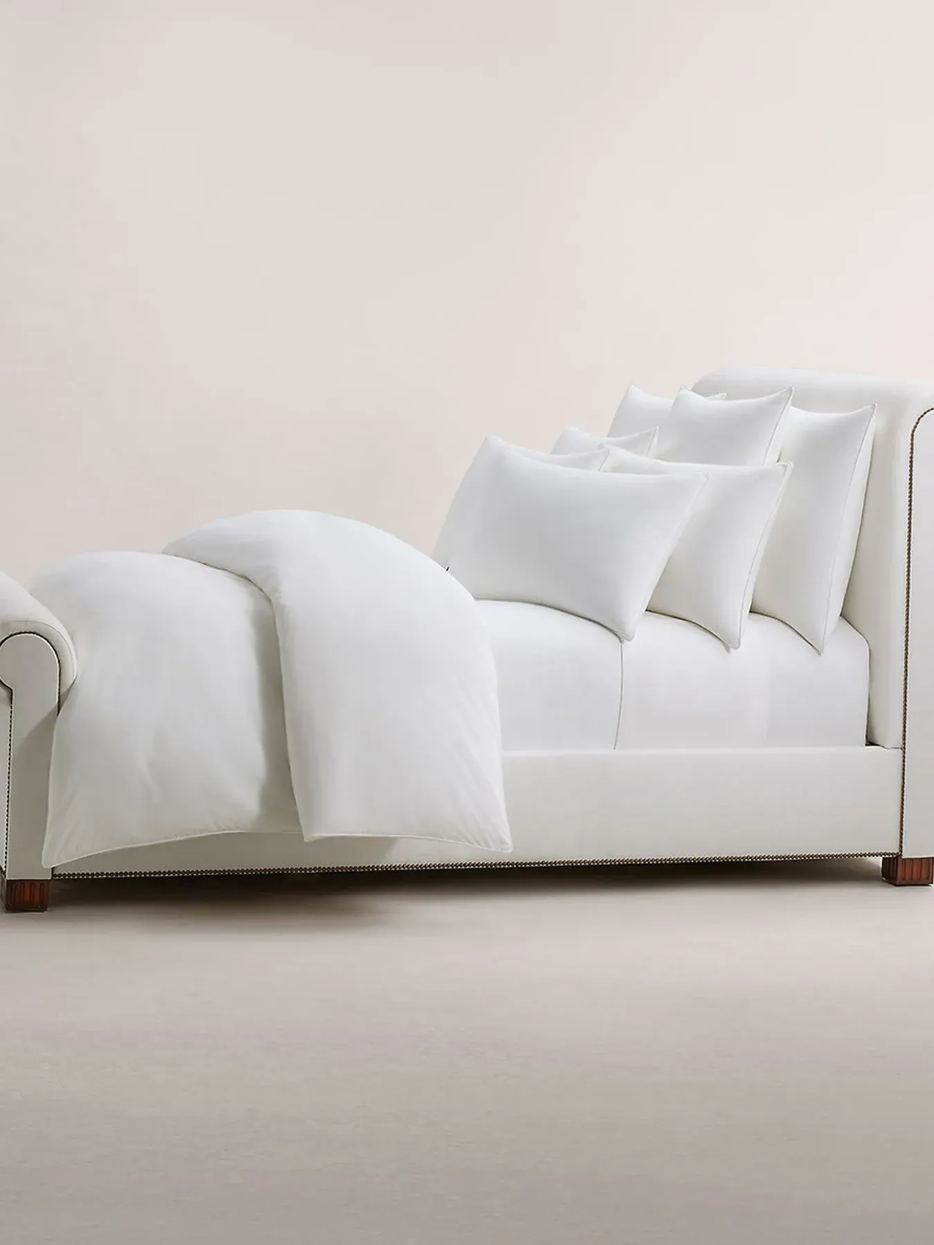 King Size Duvet Cover Set - White, Cotton