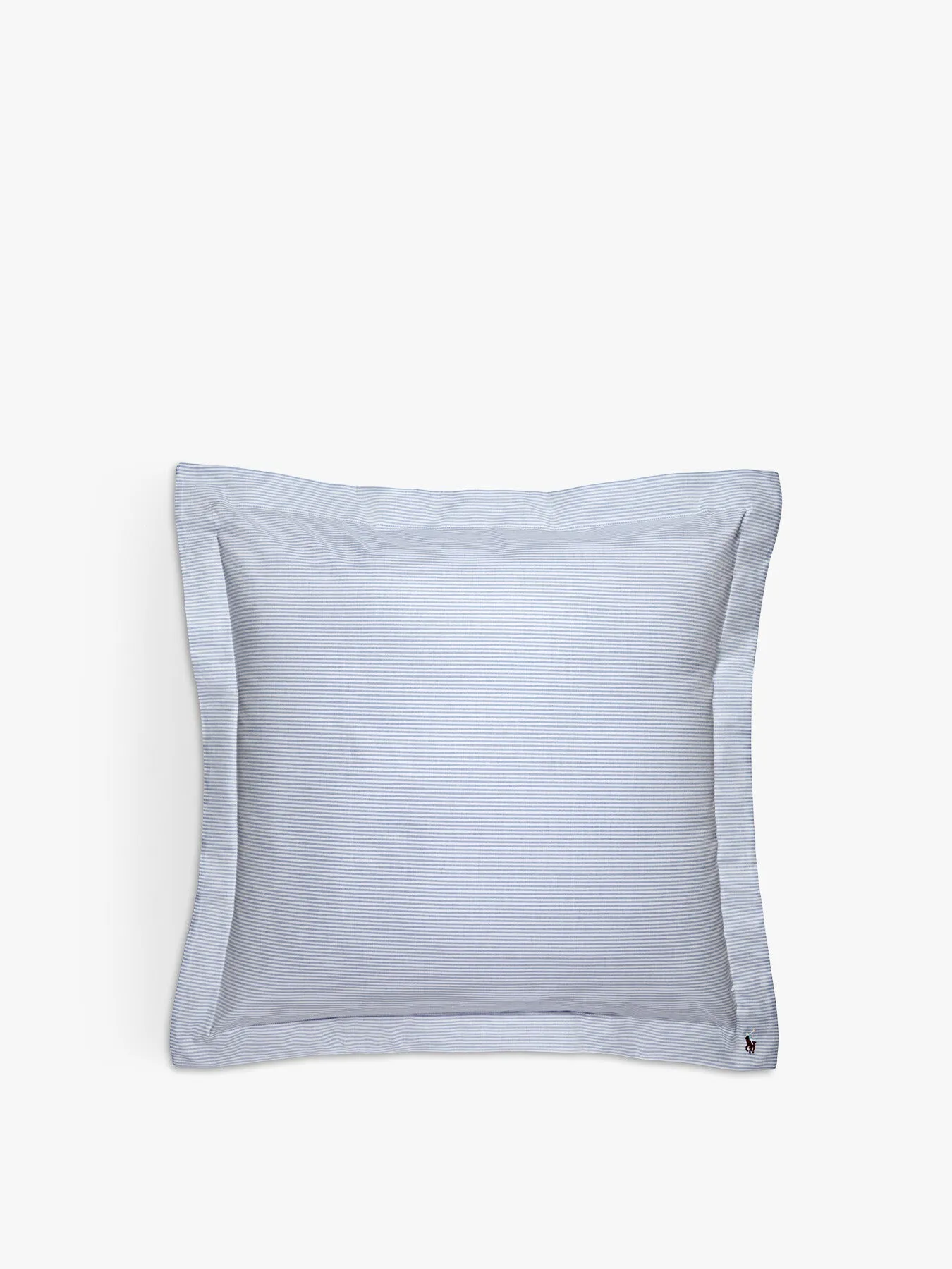 Square Oxford Pillowcase - Blue, Cotton