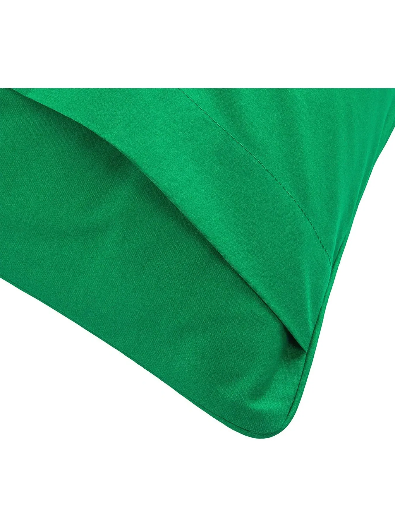 Square Pillowcase Collection - Green, Cotton