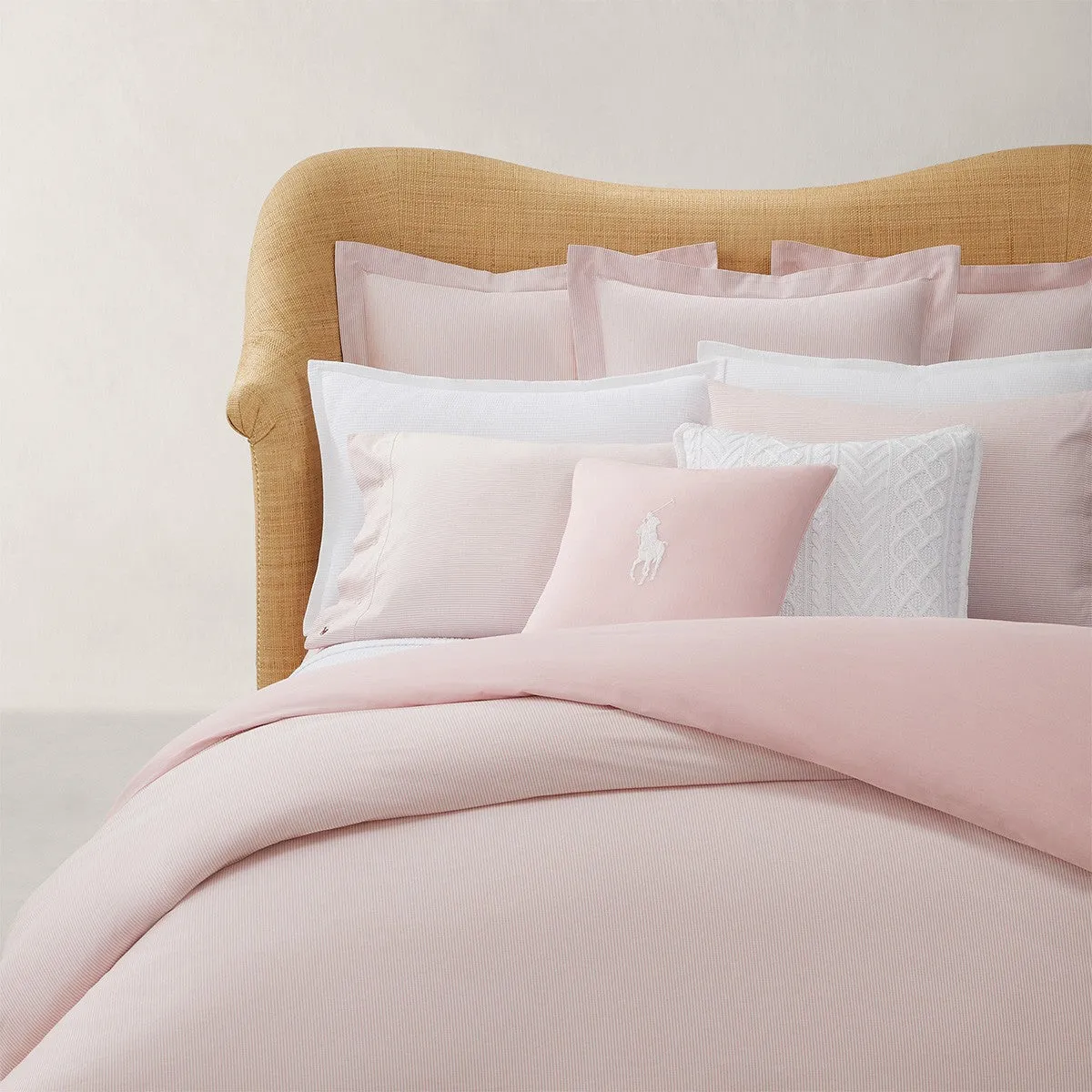 Standard Oxford Pillowcase Pair - Rosette, Cotton image