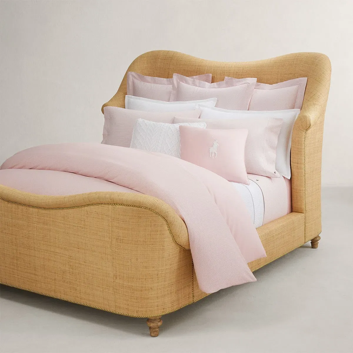 Standard Oxford Pillowcase - Rosette, Cotton