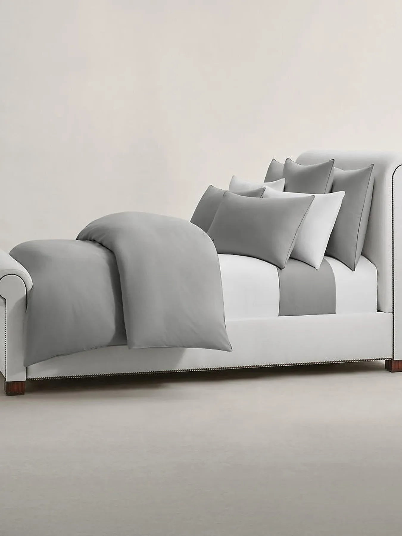 Standard Pillowcase Collection - Grey, Cotton