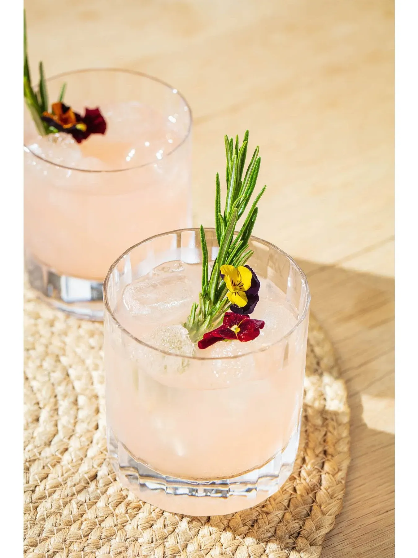Double Old Fashioned Glass Tumbler - Clear Crystal