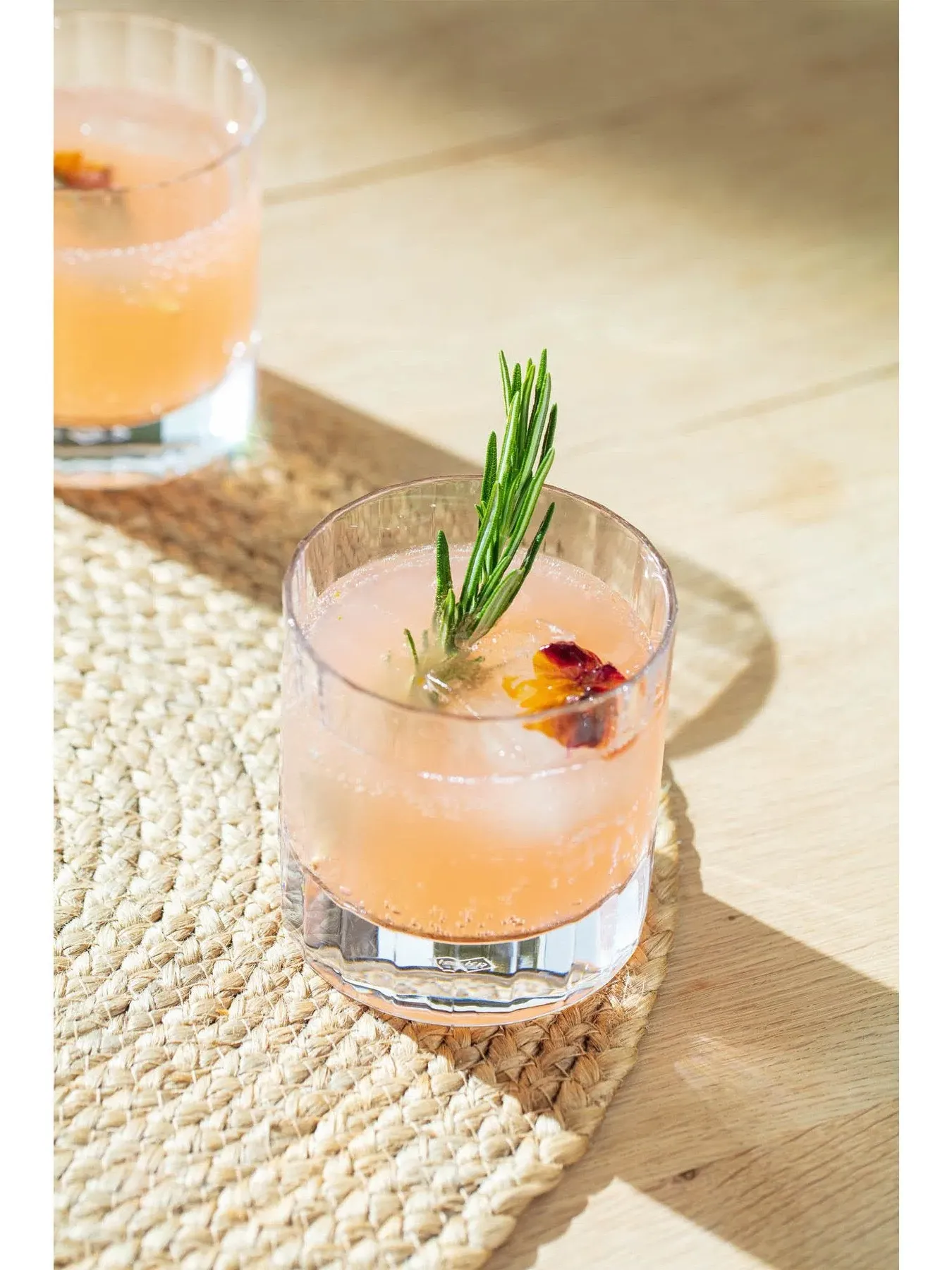 Double Old Fashioned Glass Tumbler - Clear Crystal