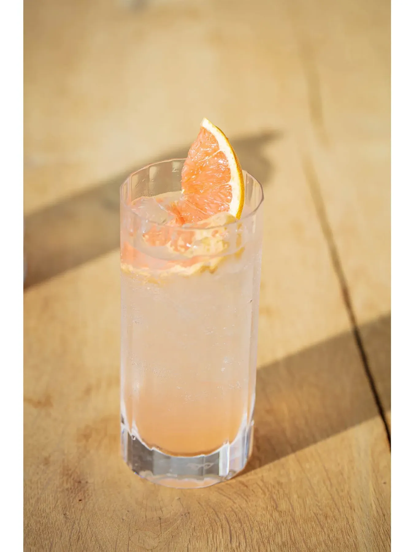 Fluted Highball Glass - Clear, Crystal