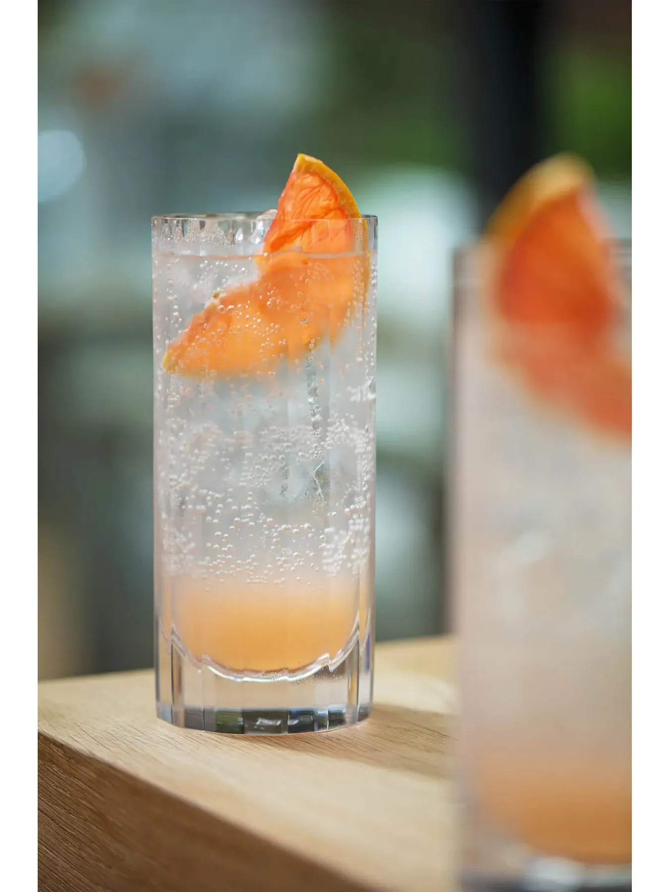 Fluted Highball Glass - Clear, Crystal