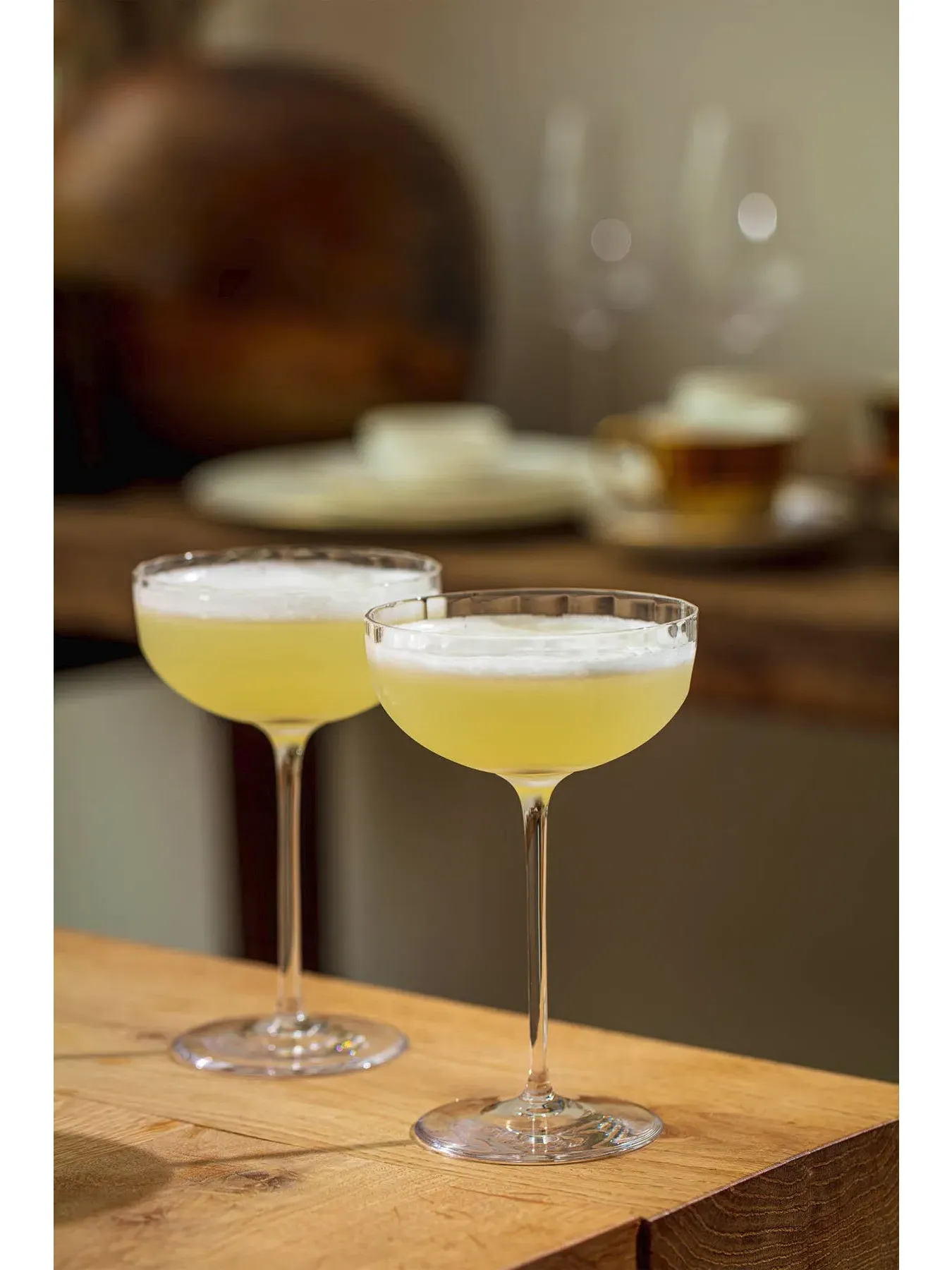 Small Fluted Coupe Glass - Clear, Crystal