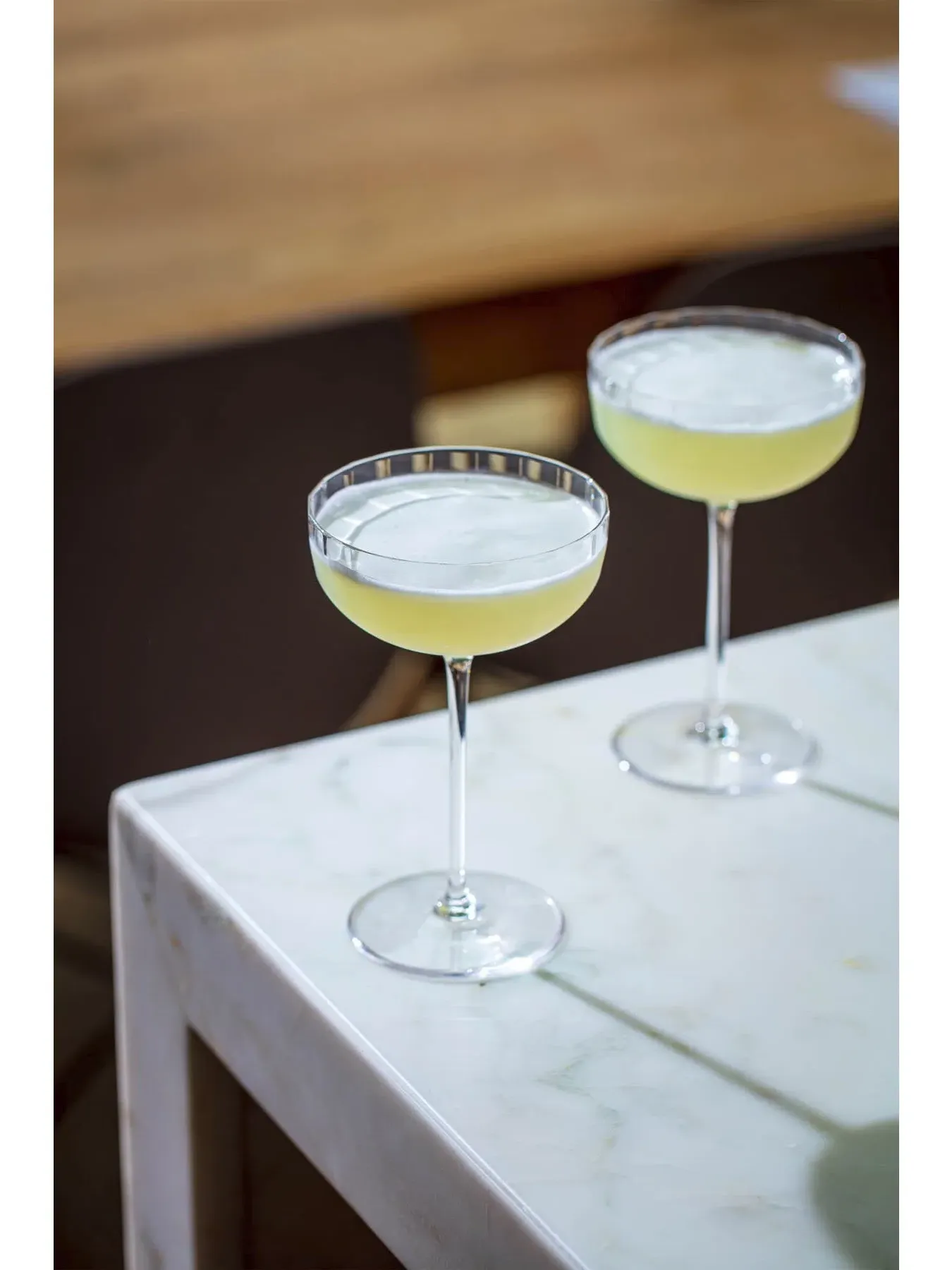 Small Fluted Coupe Glass - Clear, Crystal