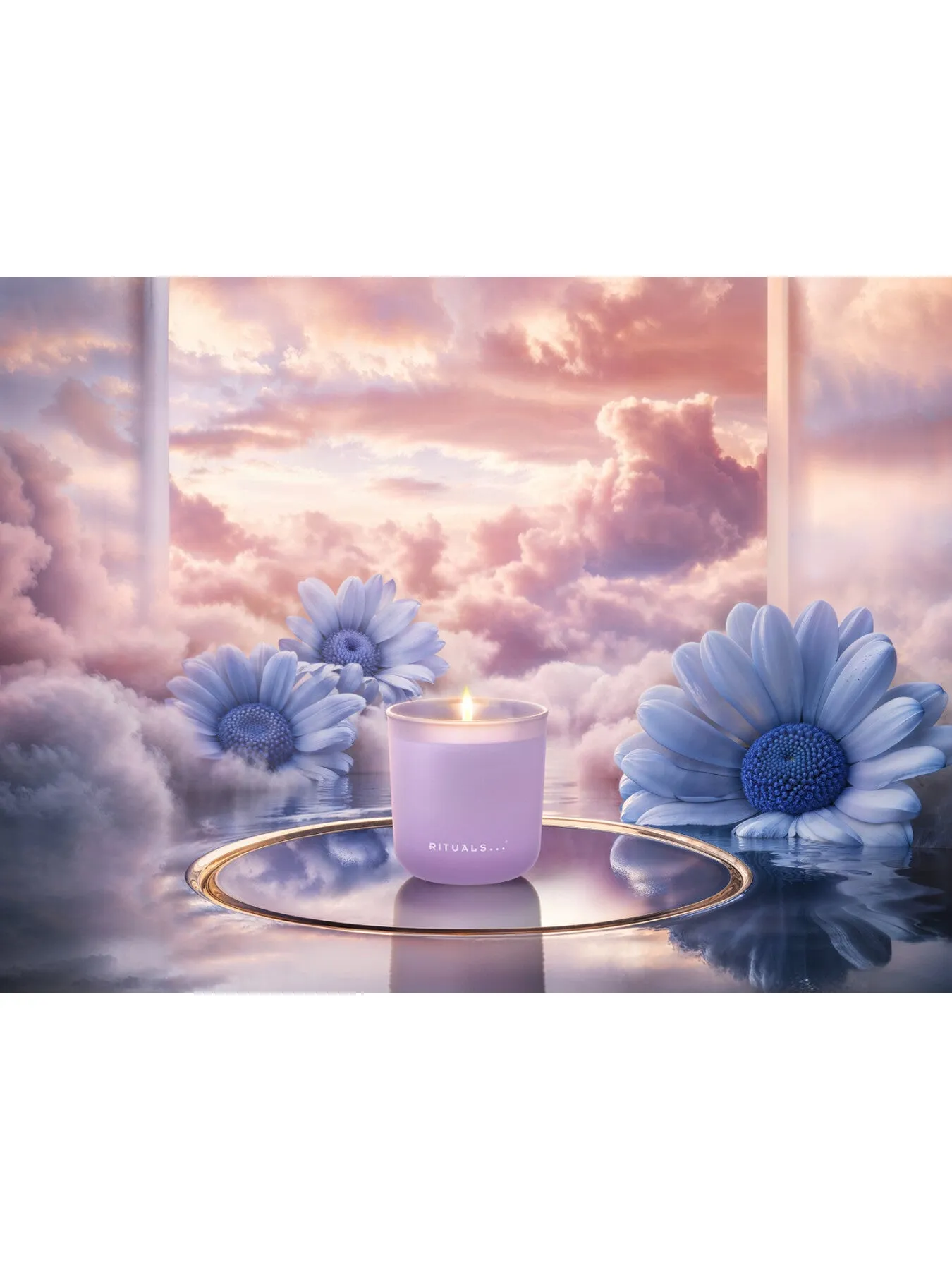 290g Scented Candle Dream Fragrance - White, Wax
