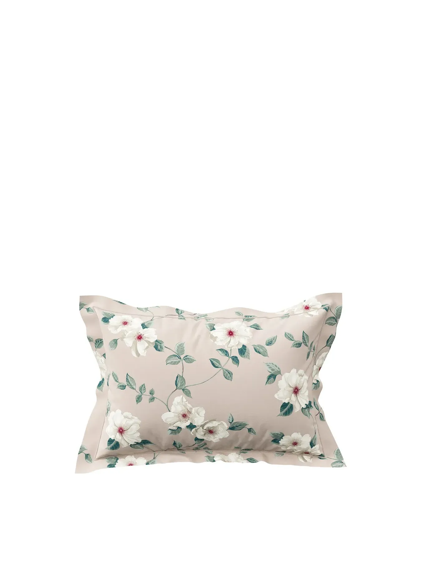 Double Duvet Cover Set - Blush, Rose Print