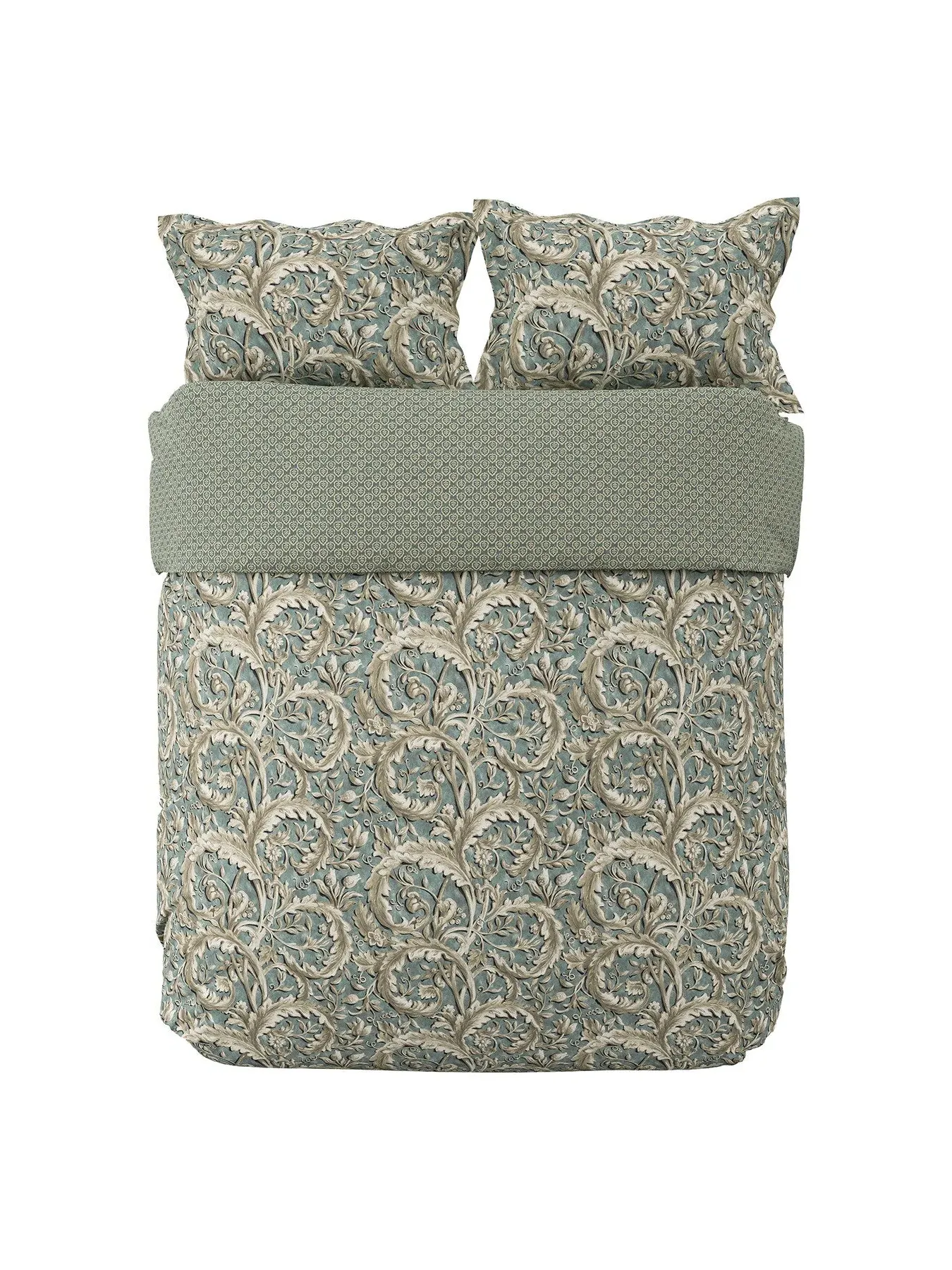 Double Duvet Cover Set - Soft Teal