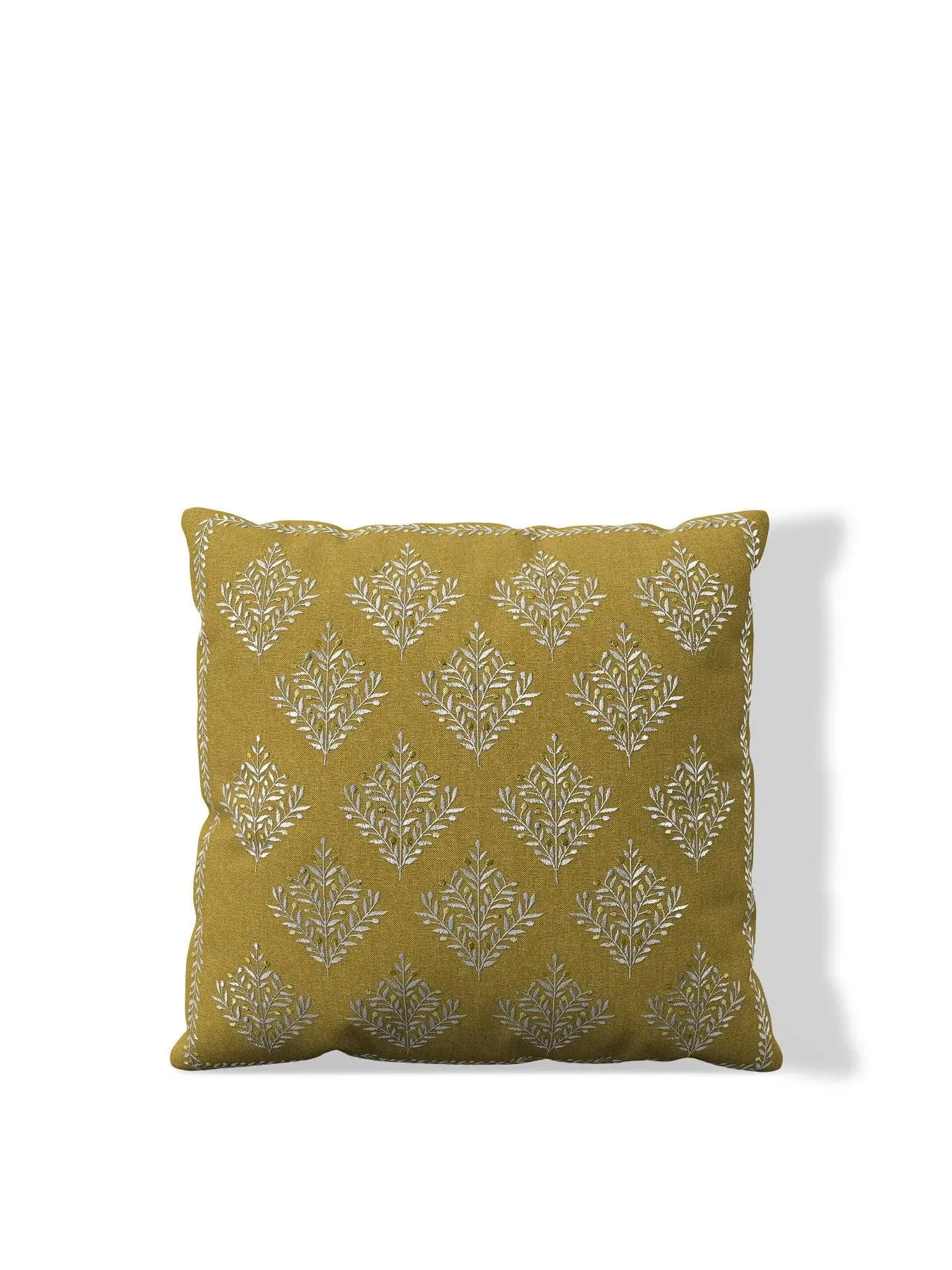 Square Cushion Cover - Hay, Cotton image