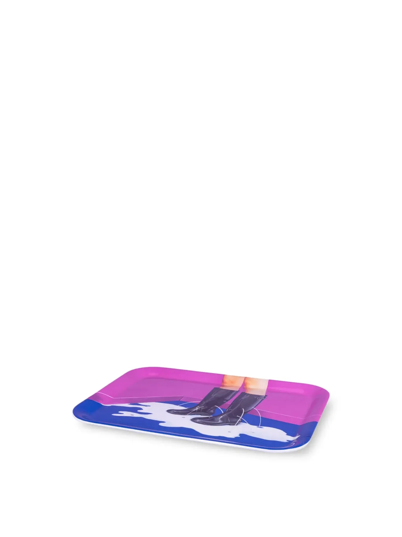 Melamine Serving Tray - Milky Boots Print image