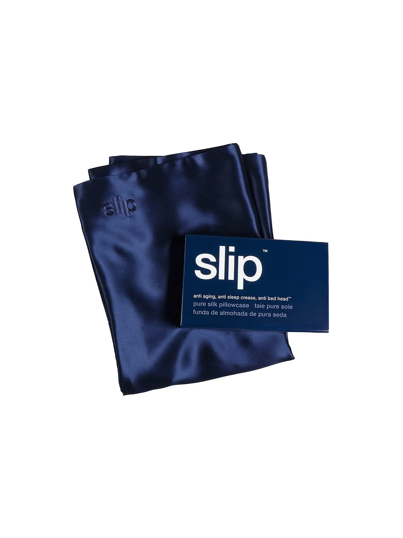 Queen Pillowcase - Silver, Pure Silk