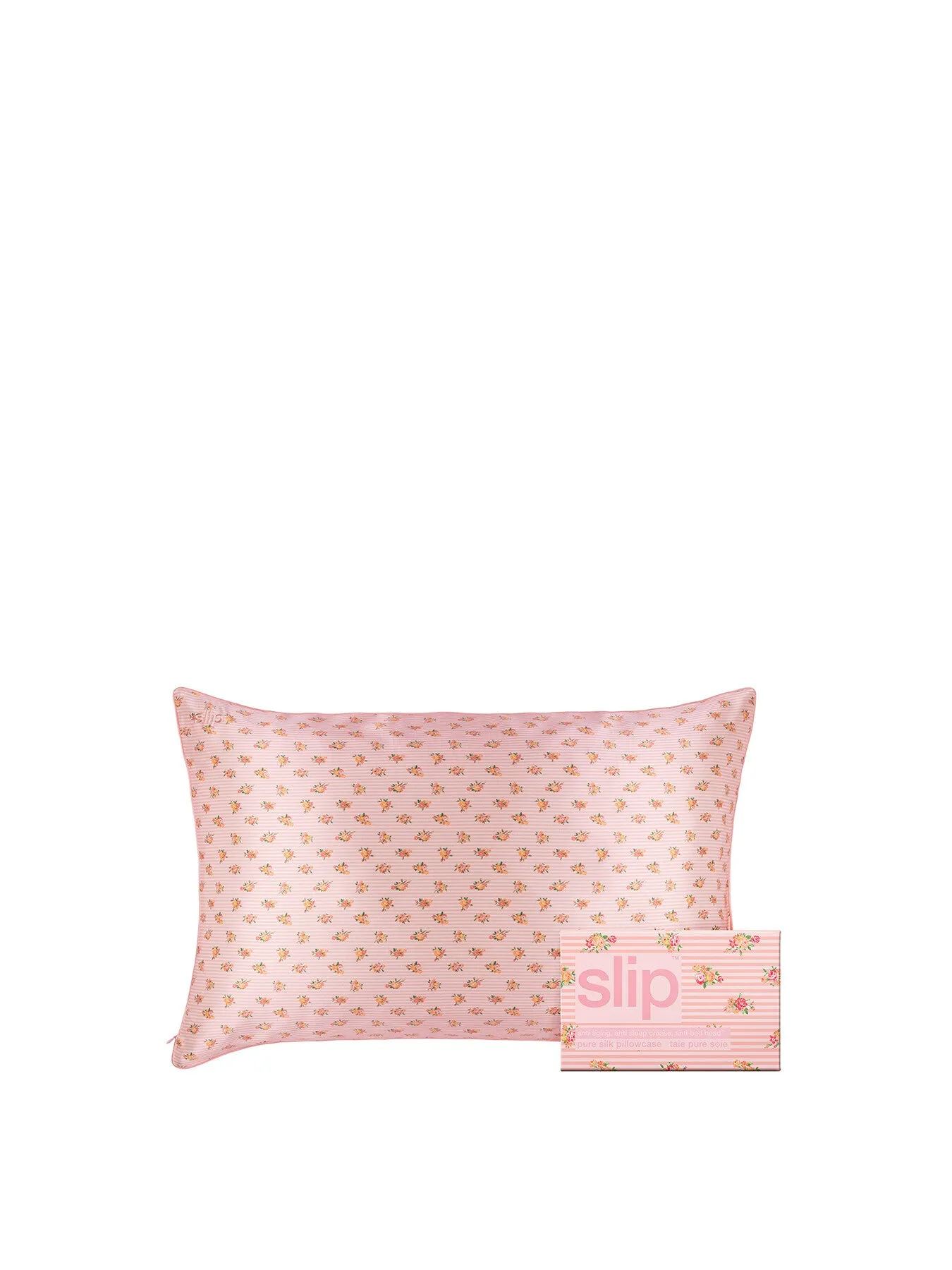 Queen Pillowcase with Zipper - Pure Silk
