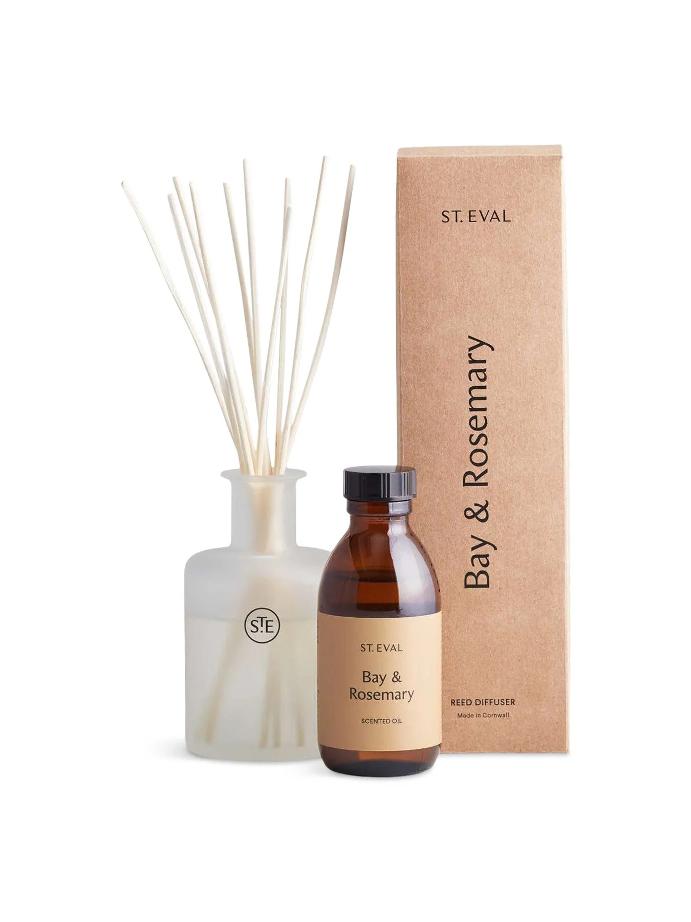 Reed Diffuser with Reeds - Bay & Rosemary image