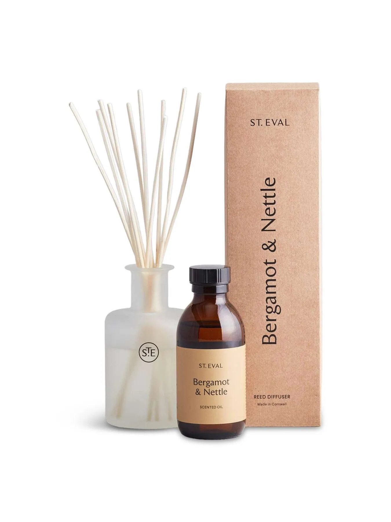 Reed Diffuser with Reeds - Bergamot & Nettle image