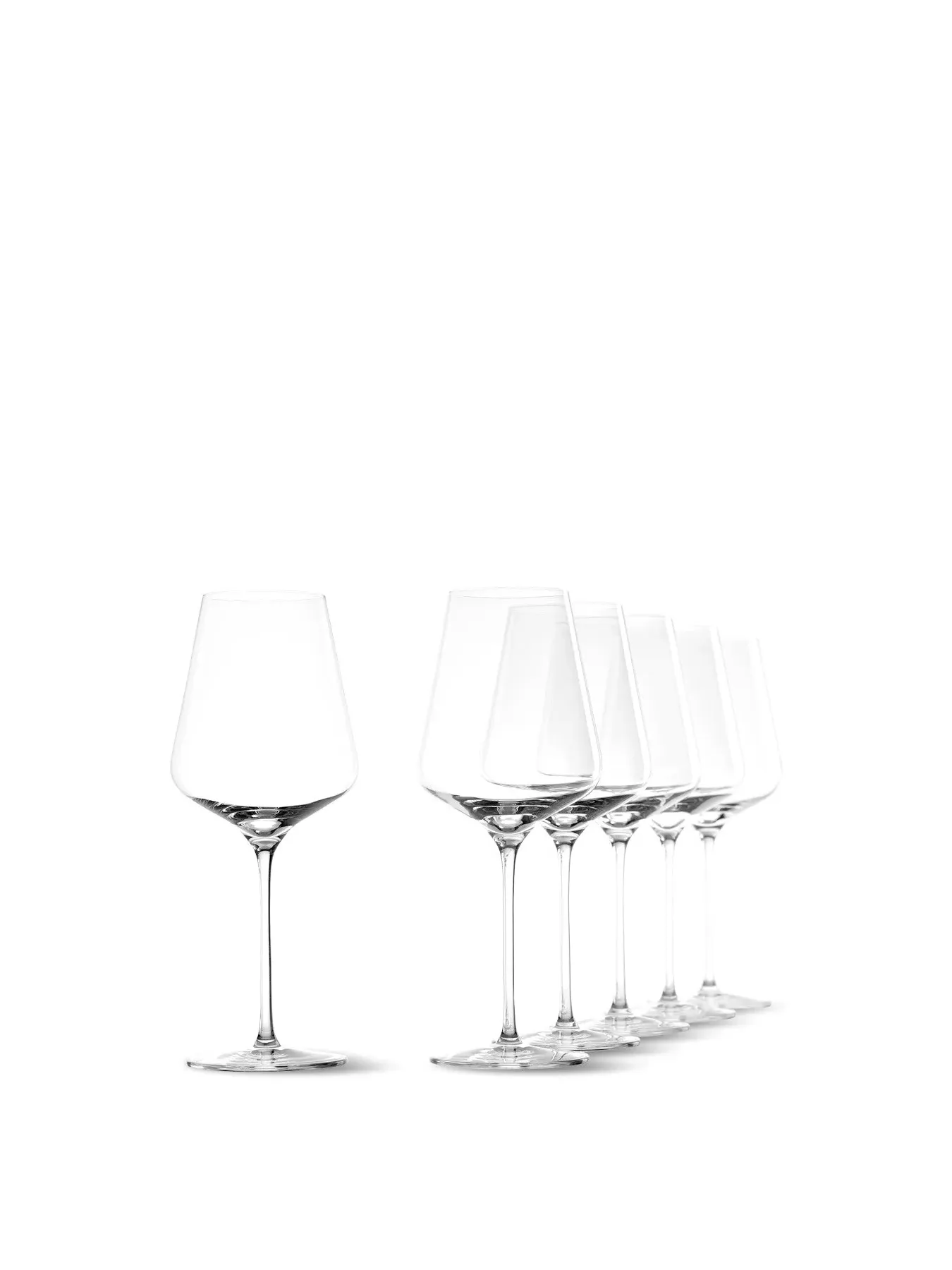 6-Piece Bordeaux Wine Glass Set - Clear Glass image