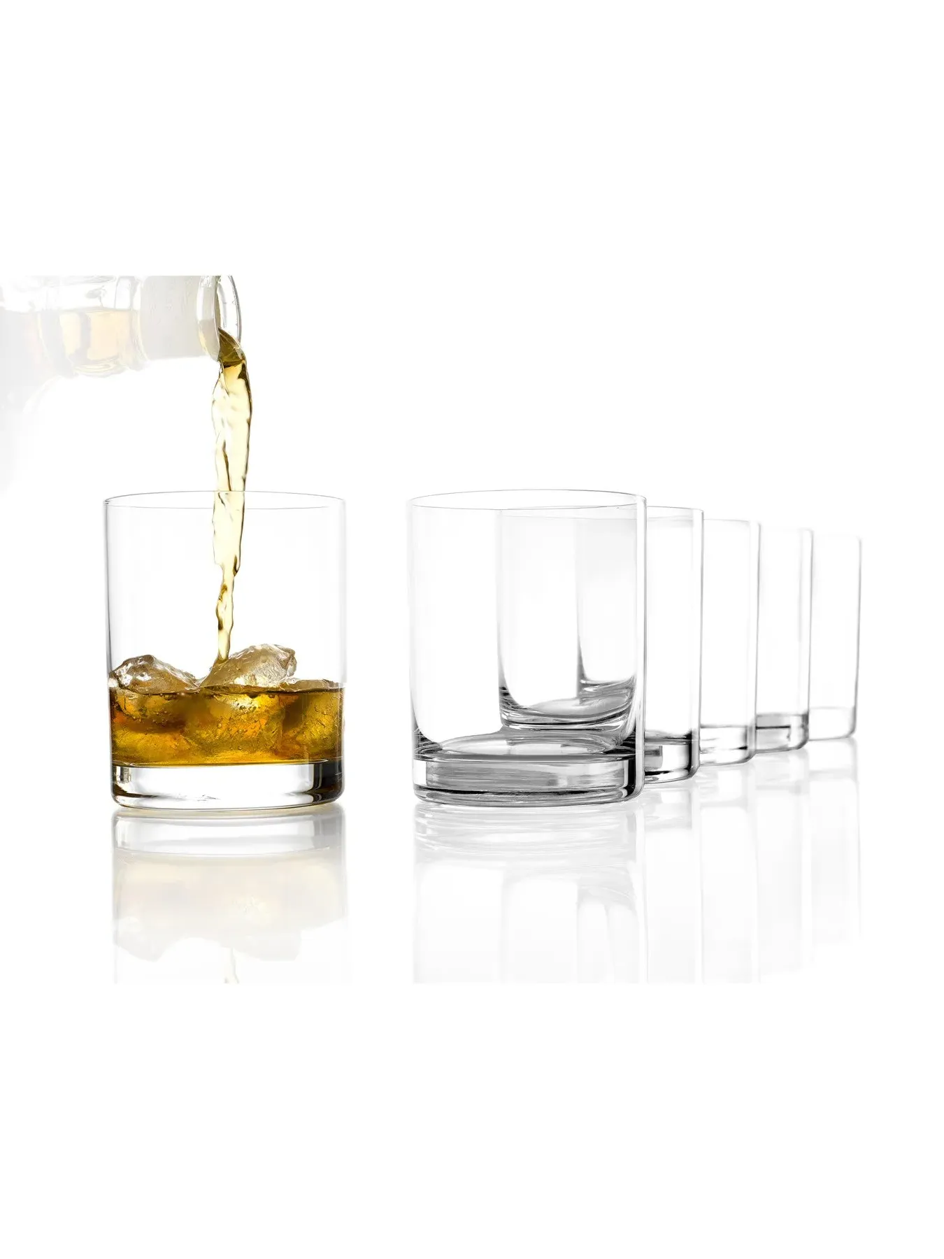 6-Piece Tumbler Glass Set - Clear, Glass