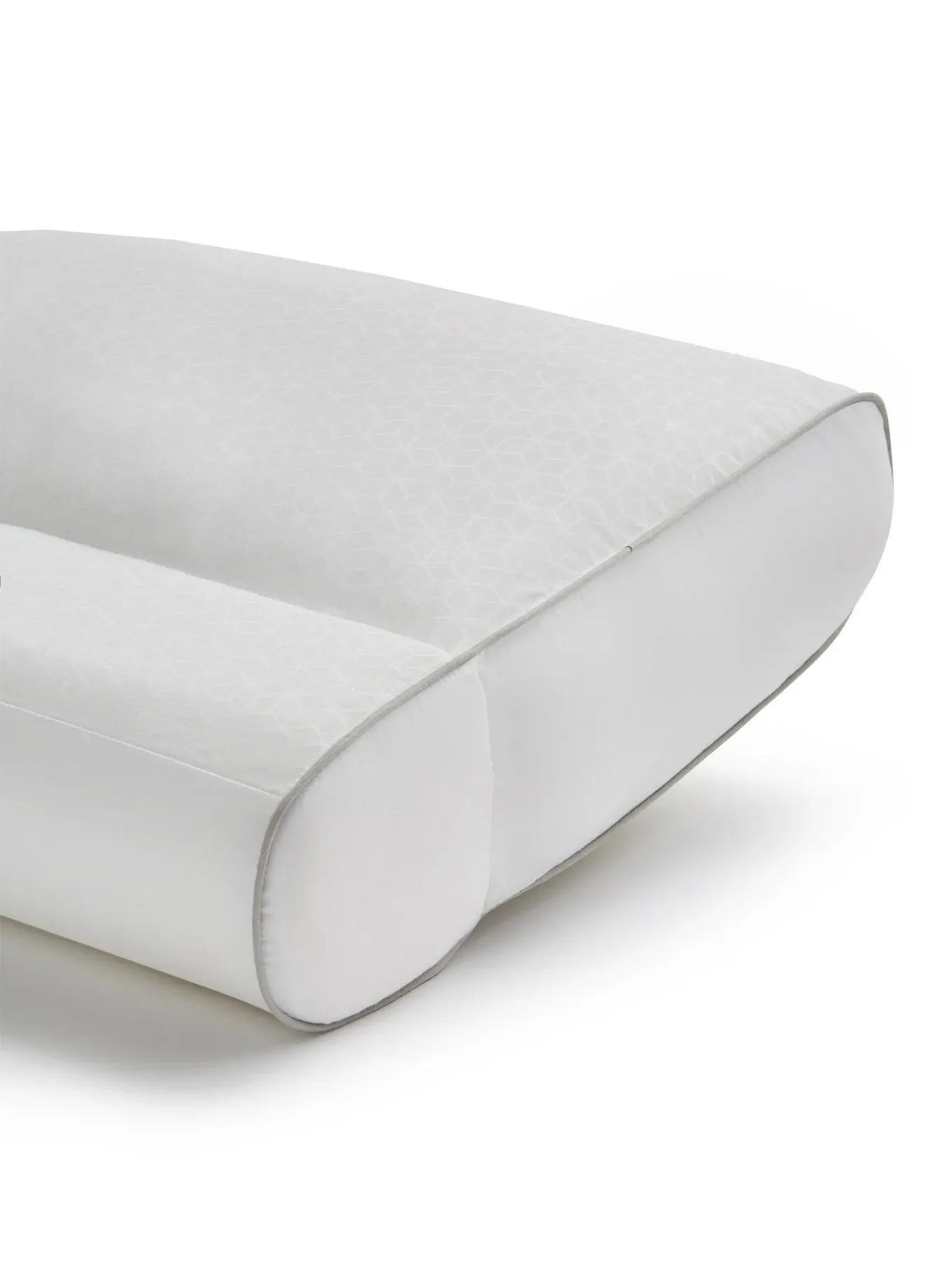 Memory Foam Pillow with Cooling - White