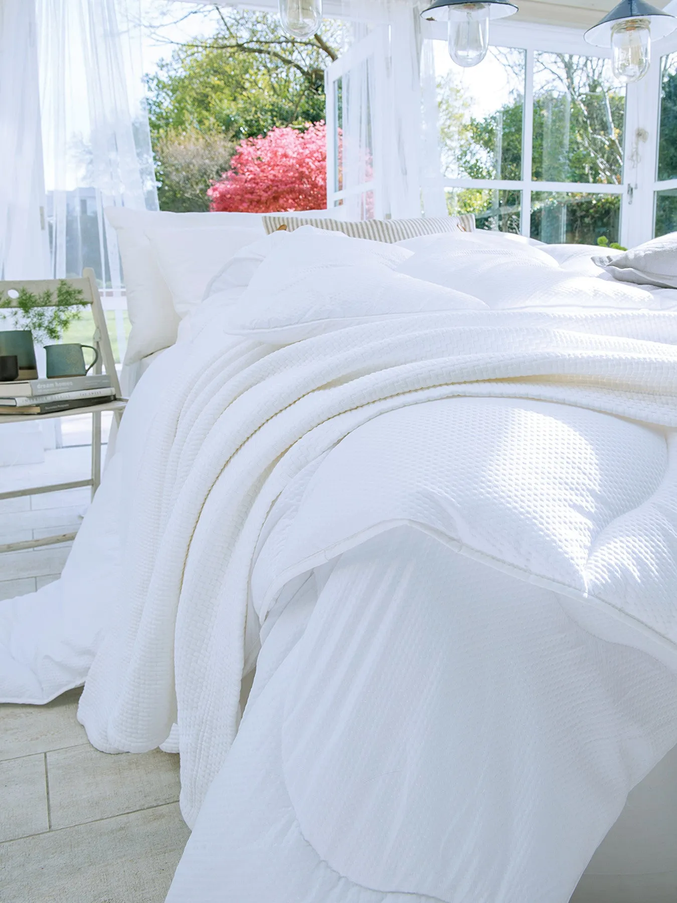 Single Duvet 4 Seasons Breathable - White