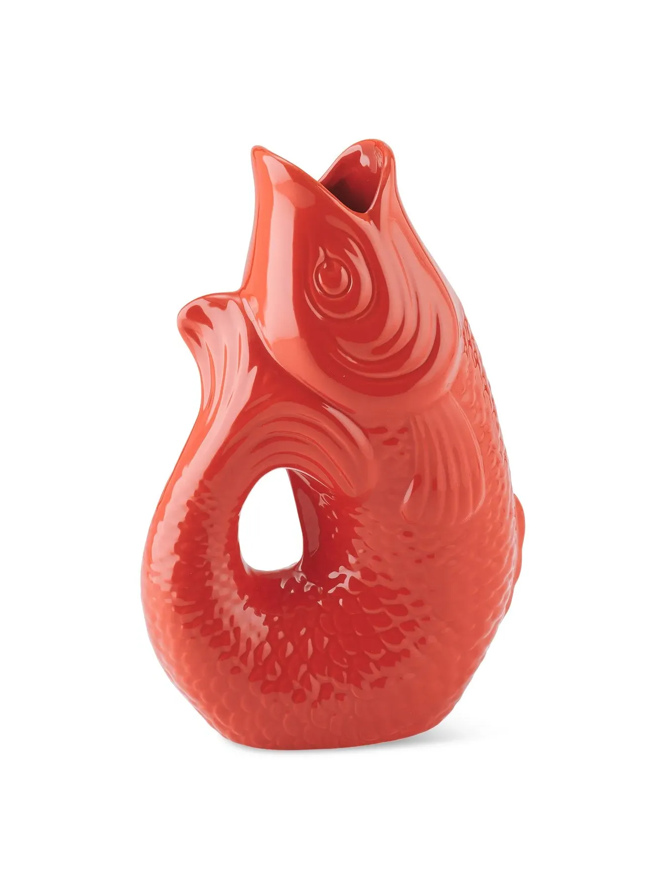 Fish Vase 1.2L - Coral Red image