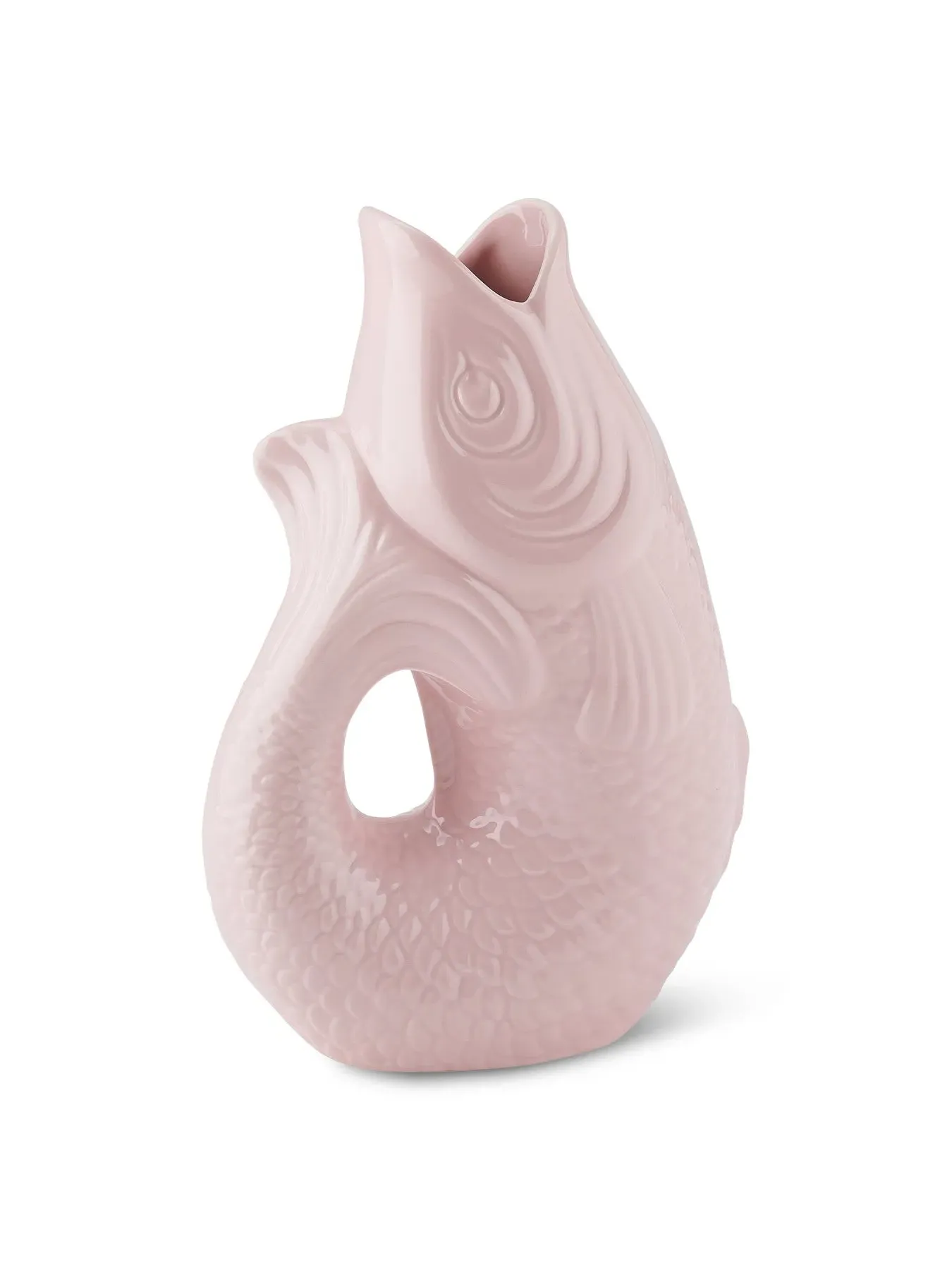 Fish Vase 2.7L - Sea Pink, Glass image