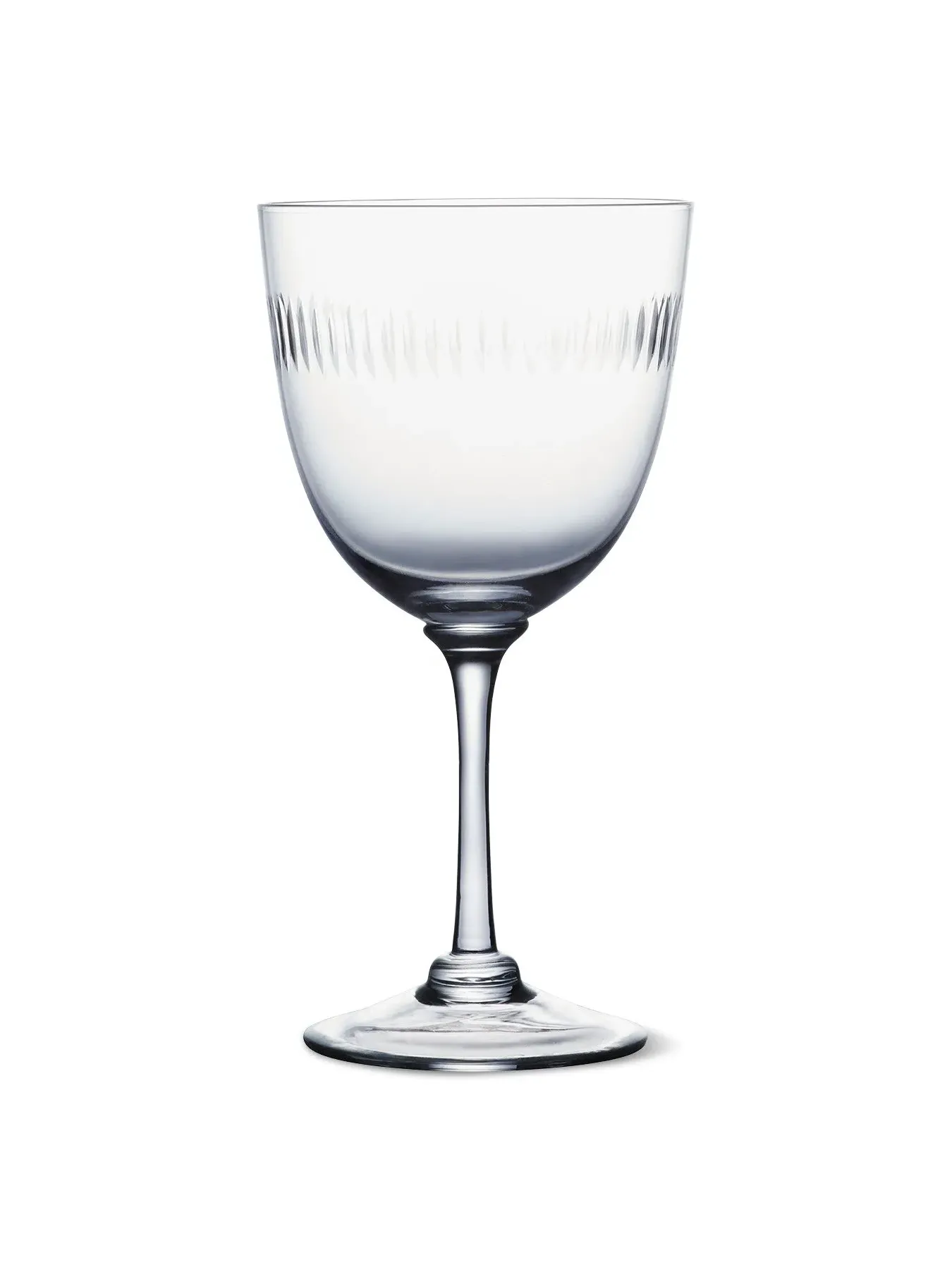 6-Piece Wine Glass Set with Spears - Crystal image